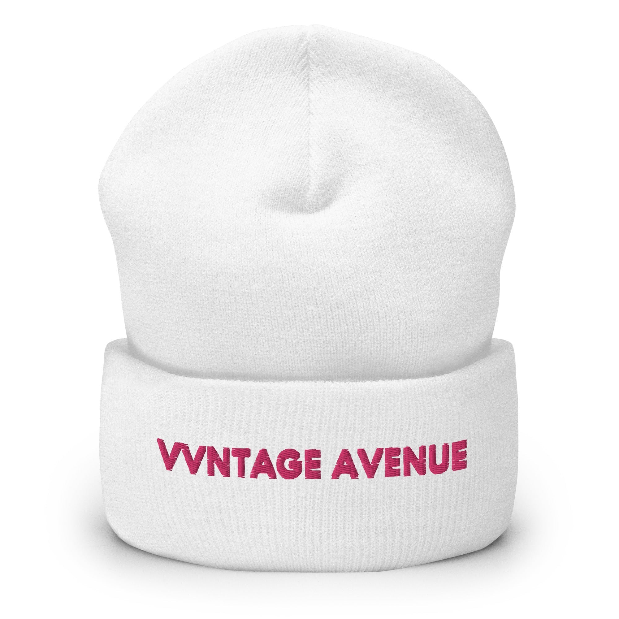 VVNTAGE Cuffed Beanie (Pink Print) - VVNTAGE AVENUE