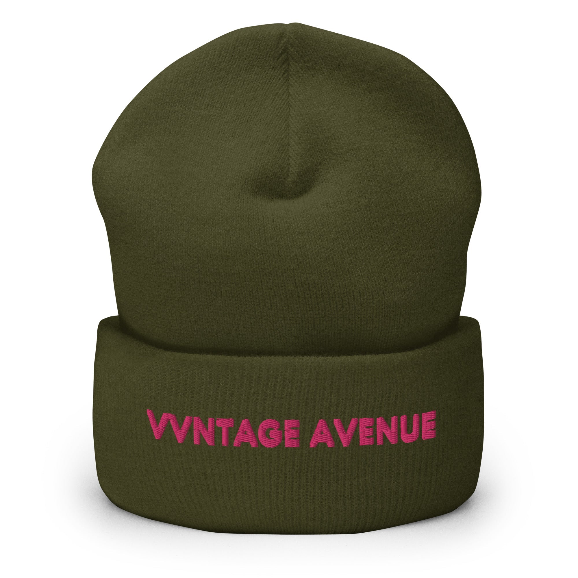 VVNTAGE Cuffed Beanie (Pink Print) - VVNTAGE AVENUE