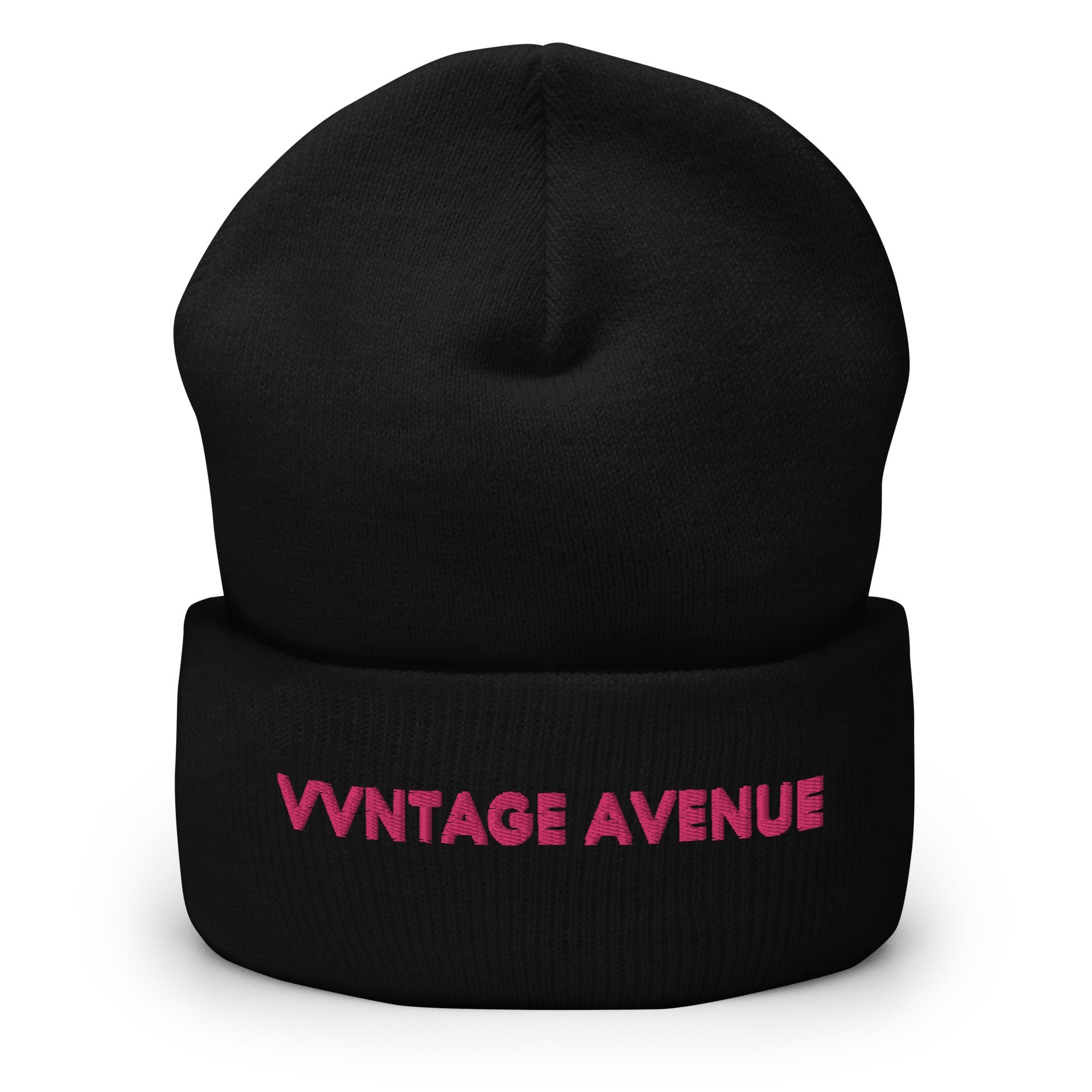 VVNTAGE Cuffed Beanie (Pink Print) - VVNTAGE AVENUE