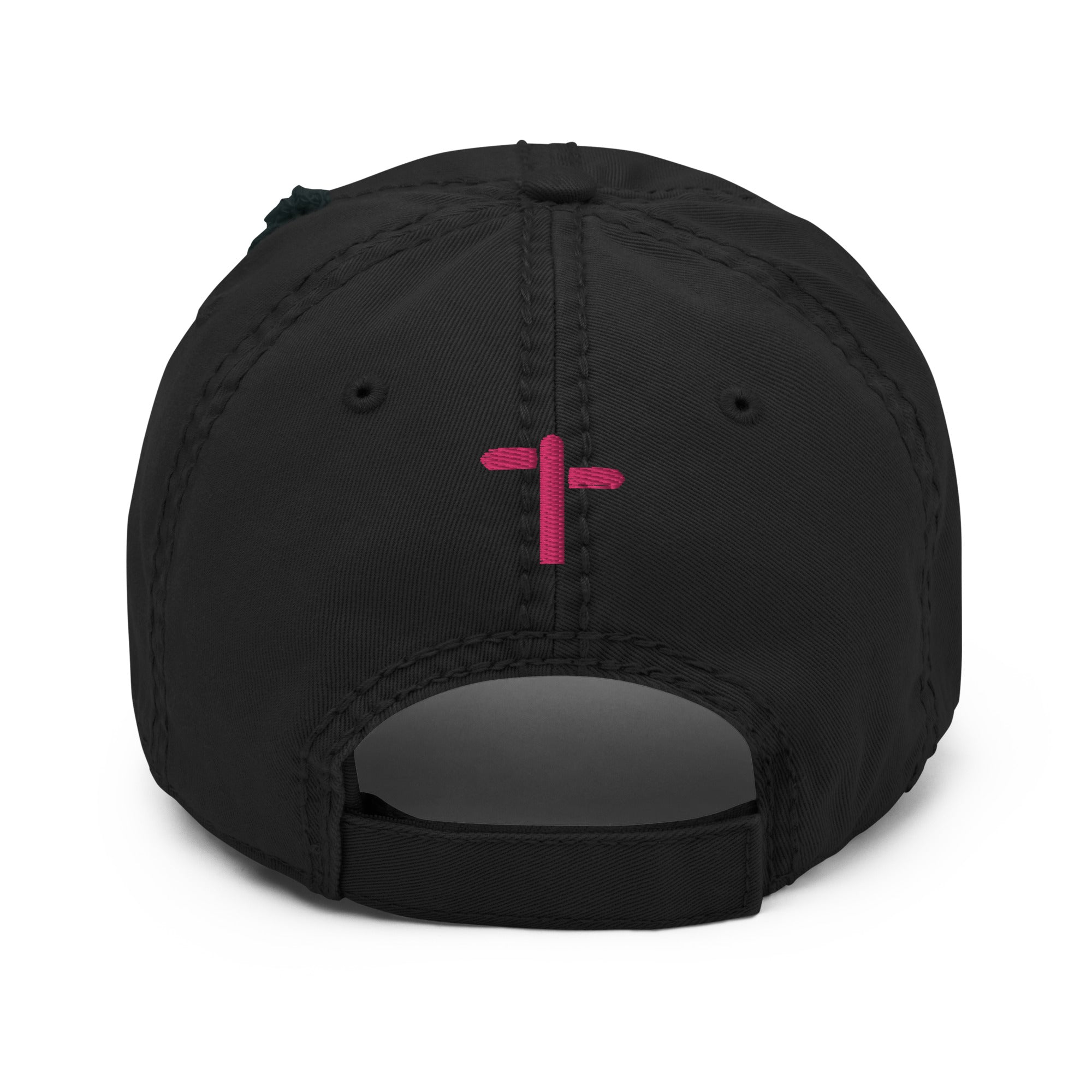 VVNTAGE Distressed Dad Hat (Pink Print) - VVNTAGE AVENUE