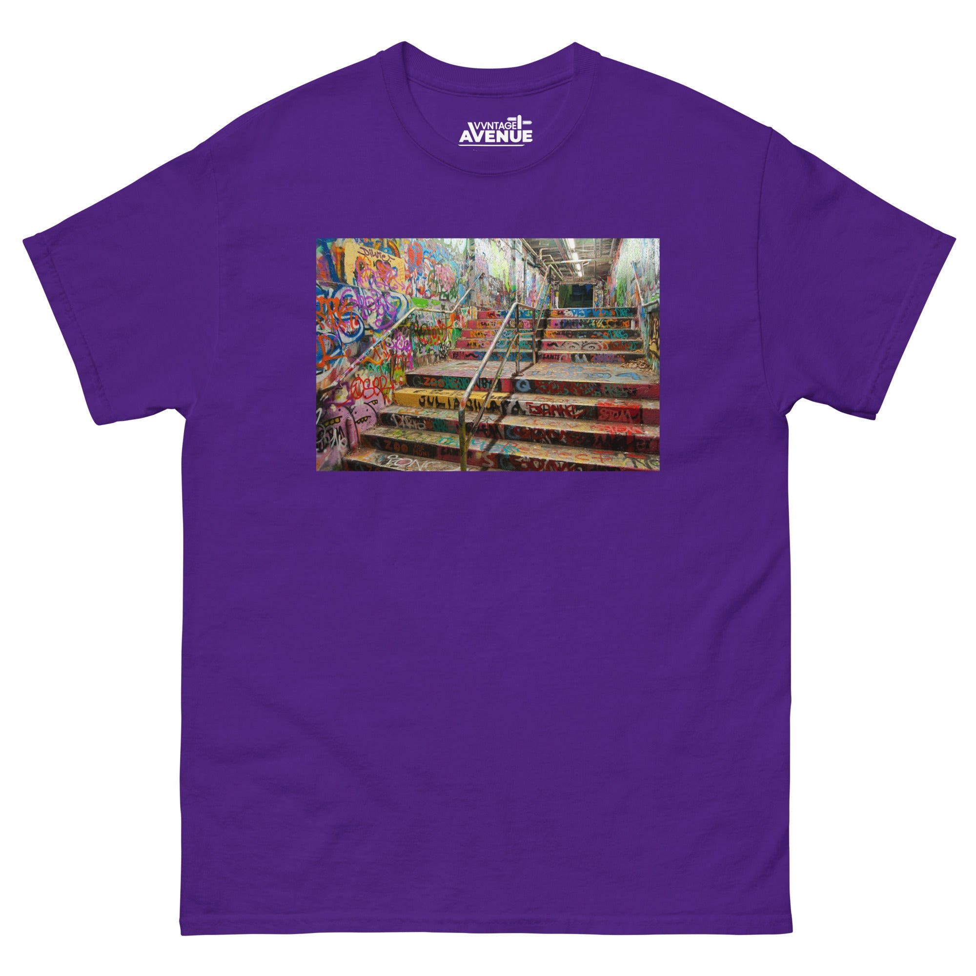 VVNTAGE Graffiti SS T-Shirt (Stairs to Success) - VVNTAGE AVENUE
