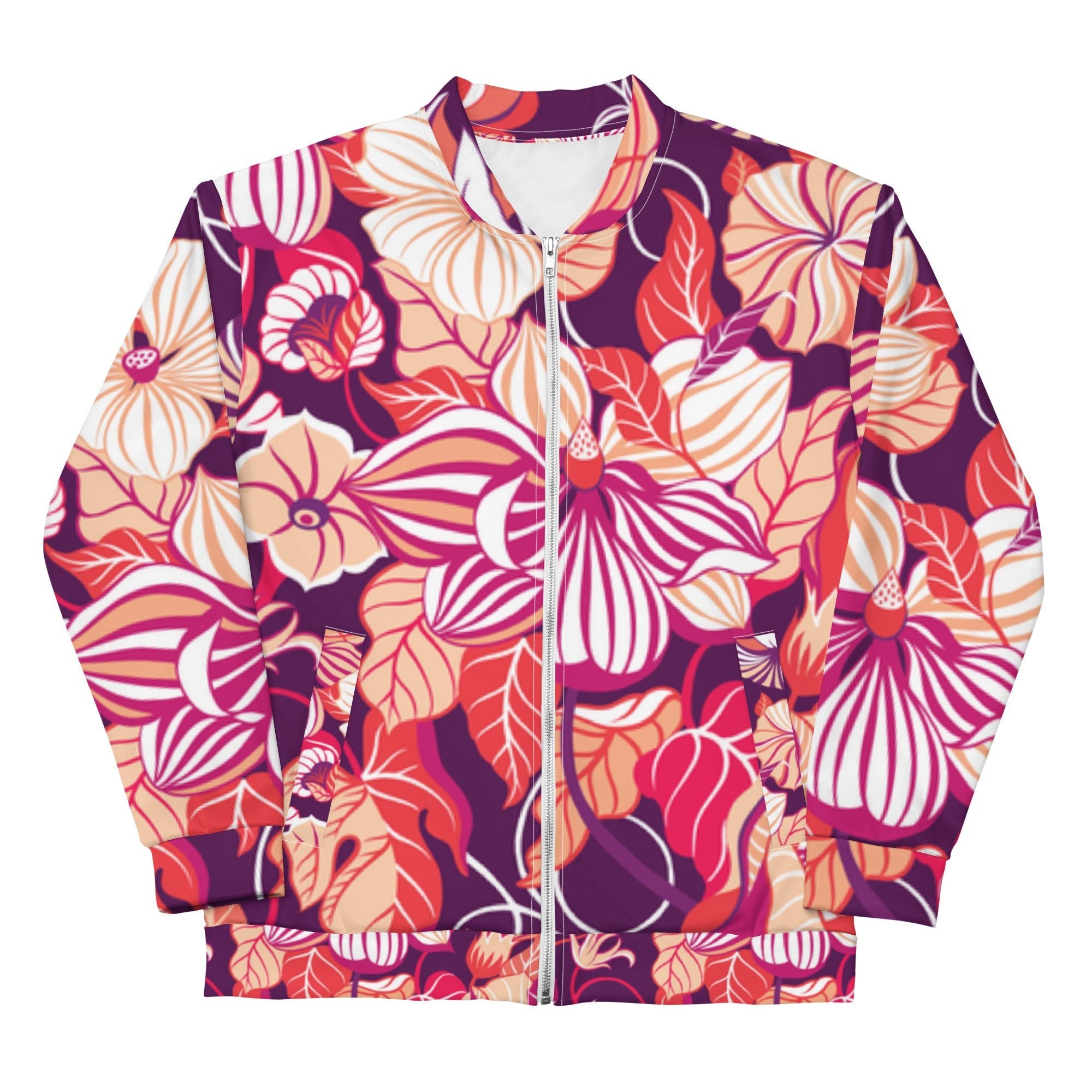 VVNTAGE Graphic Bomber Jacket (Floral Print) - VVNTAGE AVENUE