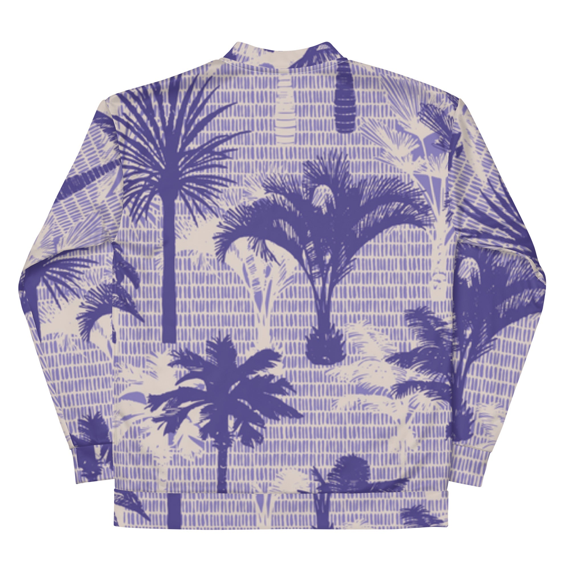 VVNTAGE Graphic Bomber Jacket (Indigo Palm) - VVNTAGE AVENUE