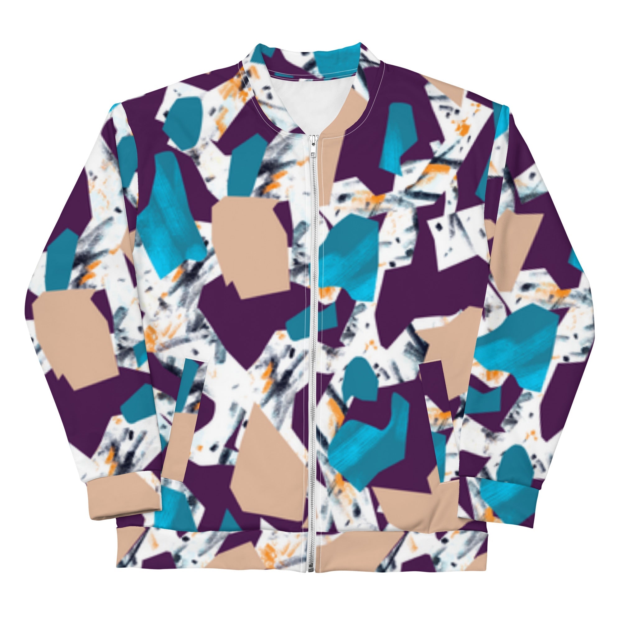 VVNTAGE Graphic Bomber Jacket (Paint Swatch) - VVNTAGE AVENUE