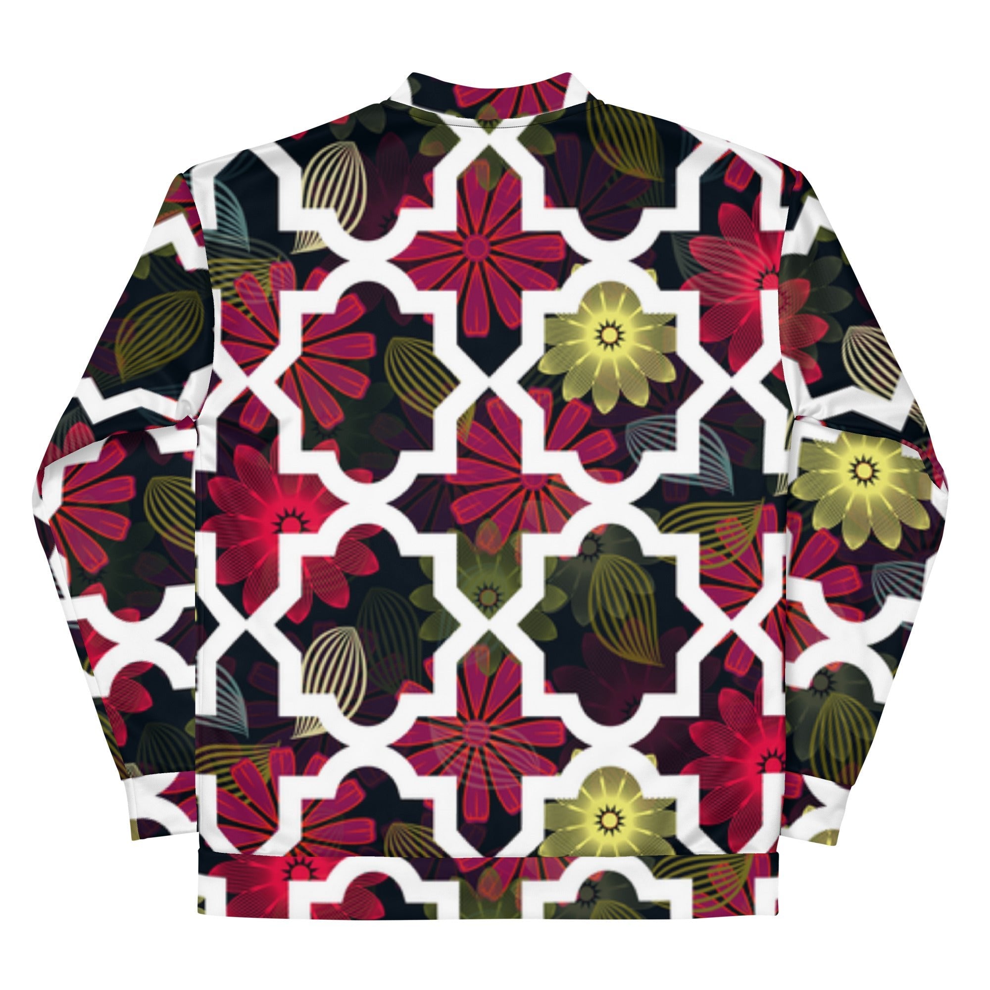 VVNTAGE Graphic Bomber Jacket (Pattern Flowers) - VVNTAGE AVENUE