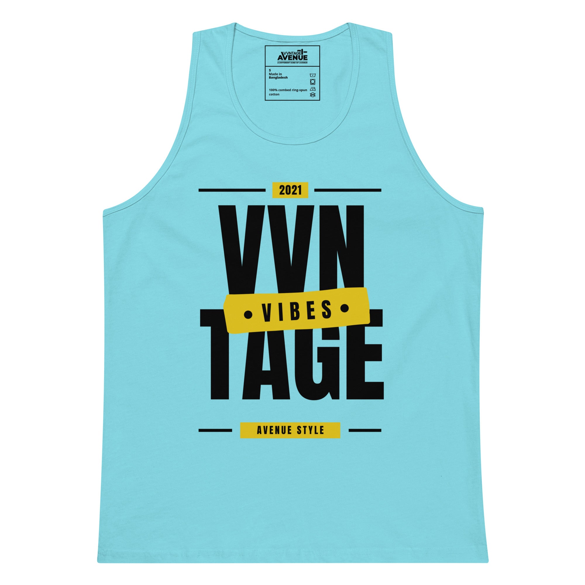 VVNTAGE Graphic PRM Tank (Gold Vibes) - VVNTAGE AVENUE