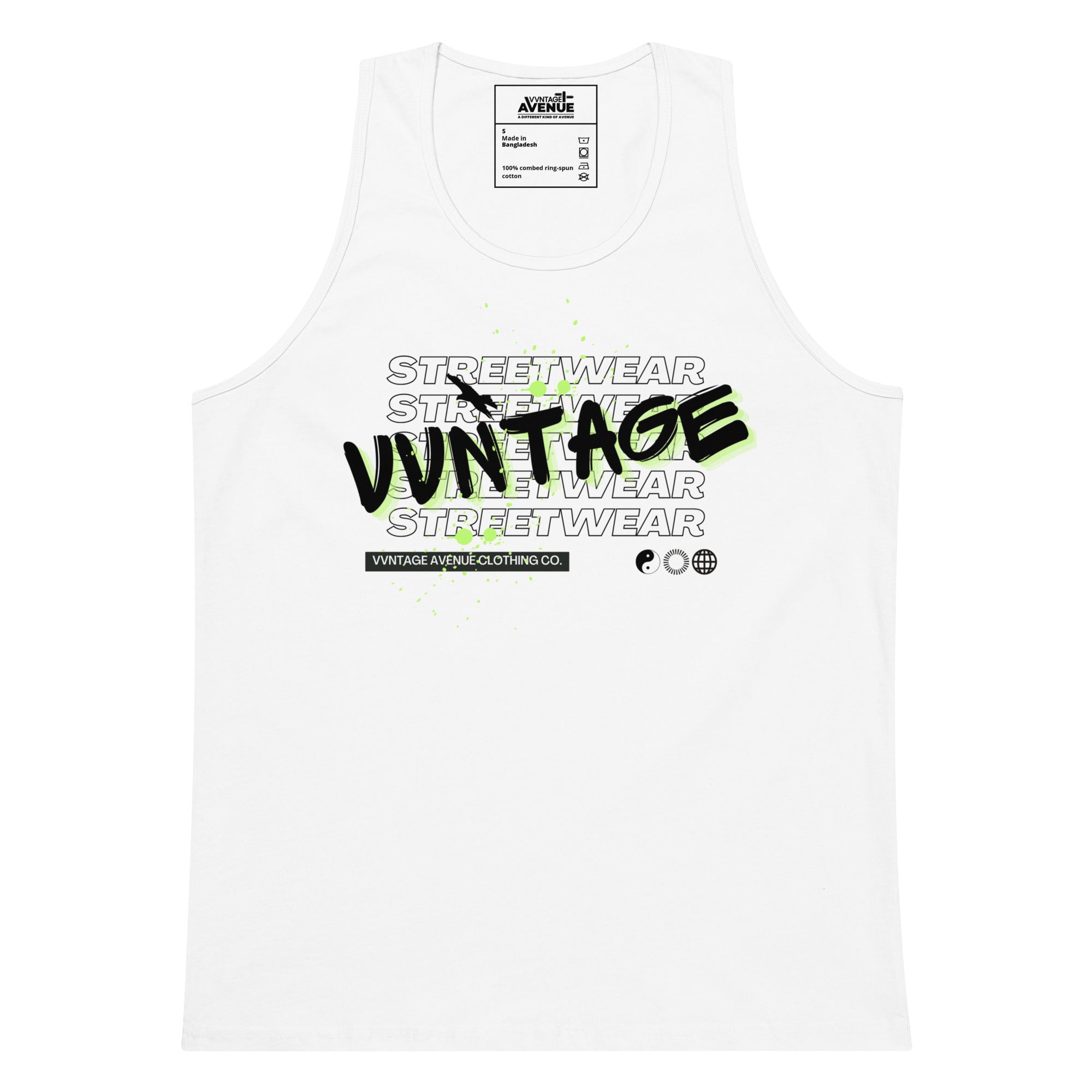 VVNTAGE Graphic PRM Tank (Graffiti) - VVNTAGE AVENUE
