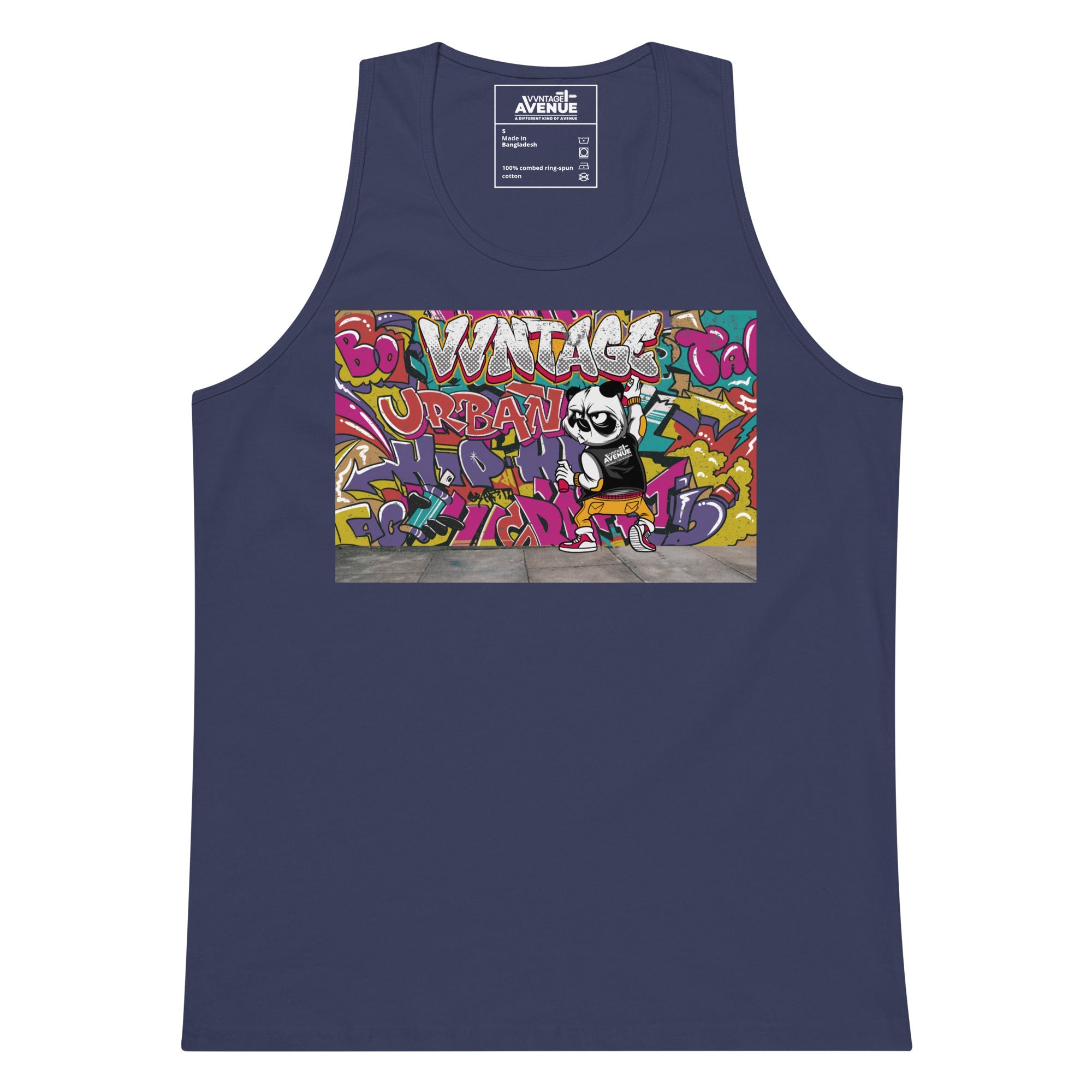 VVNTAGE Graphic PRM Tank (Graffiti Mural) - VVNTAGE AVENUE