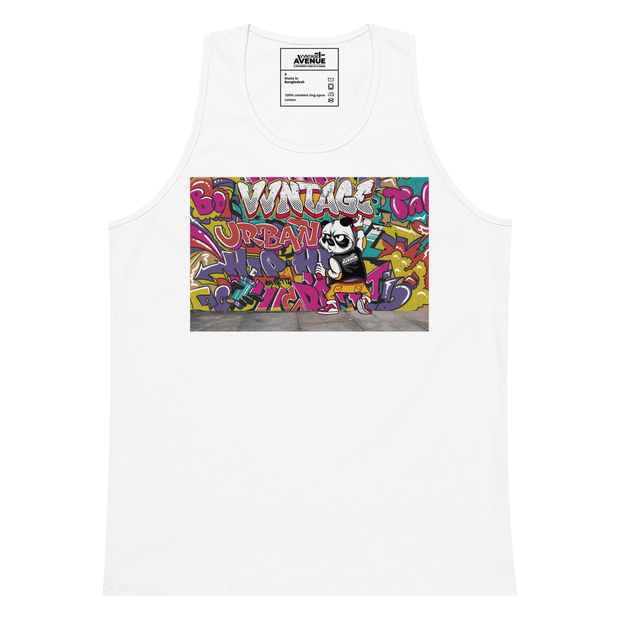 VVNTAGE Graphic PRM Tank (Graffiti Mural) - VVNTAGE AVENUE
