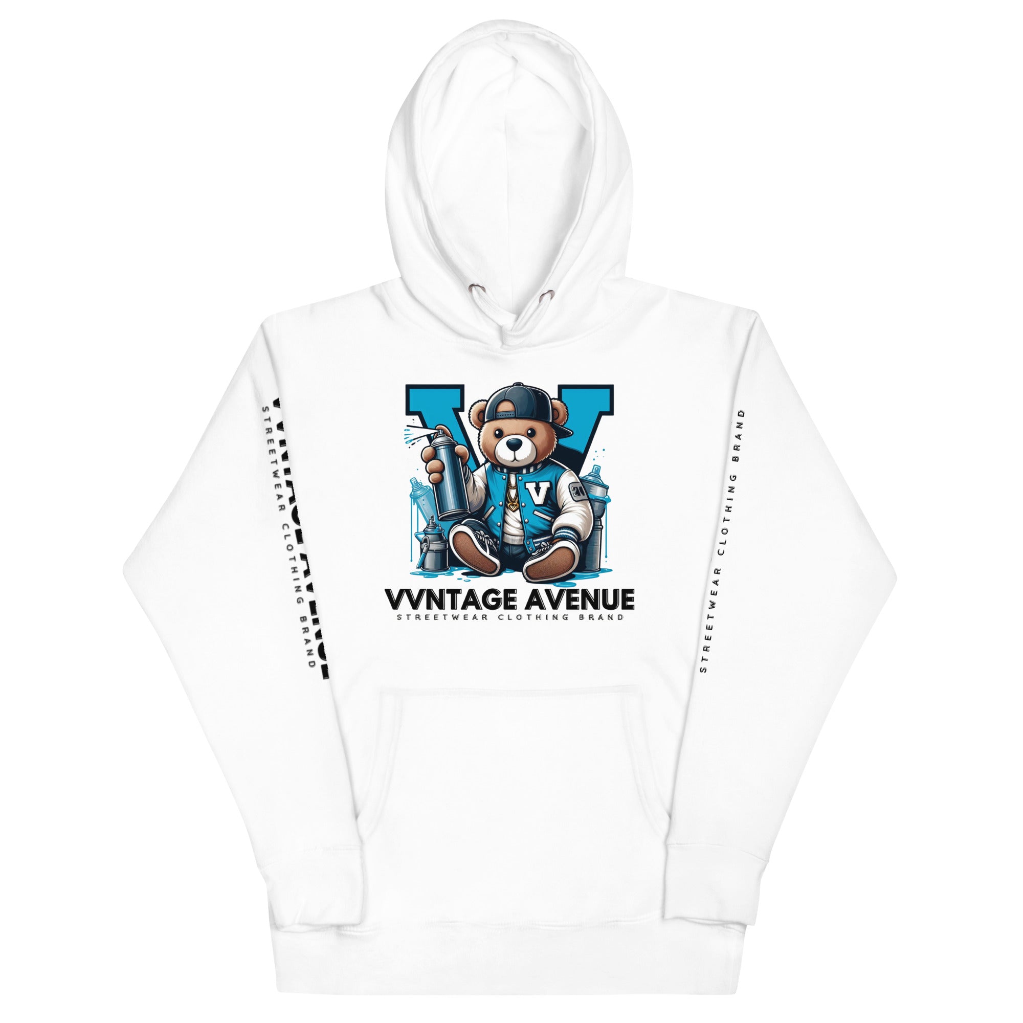 VVNTAGE Letterman Bear Hoodie - VVNTAGE AVENUE