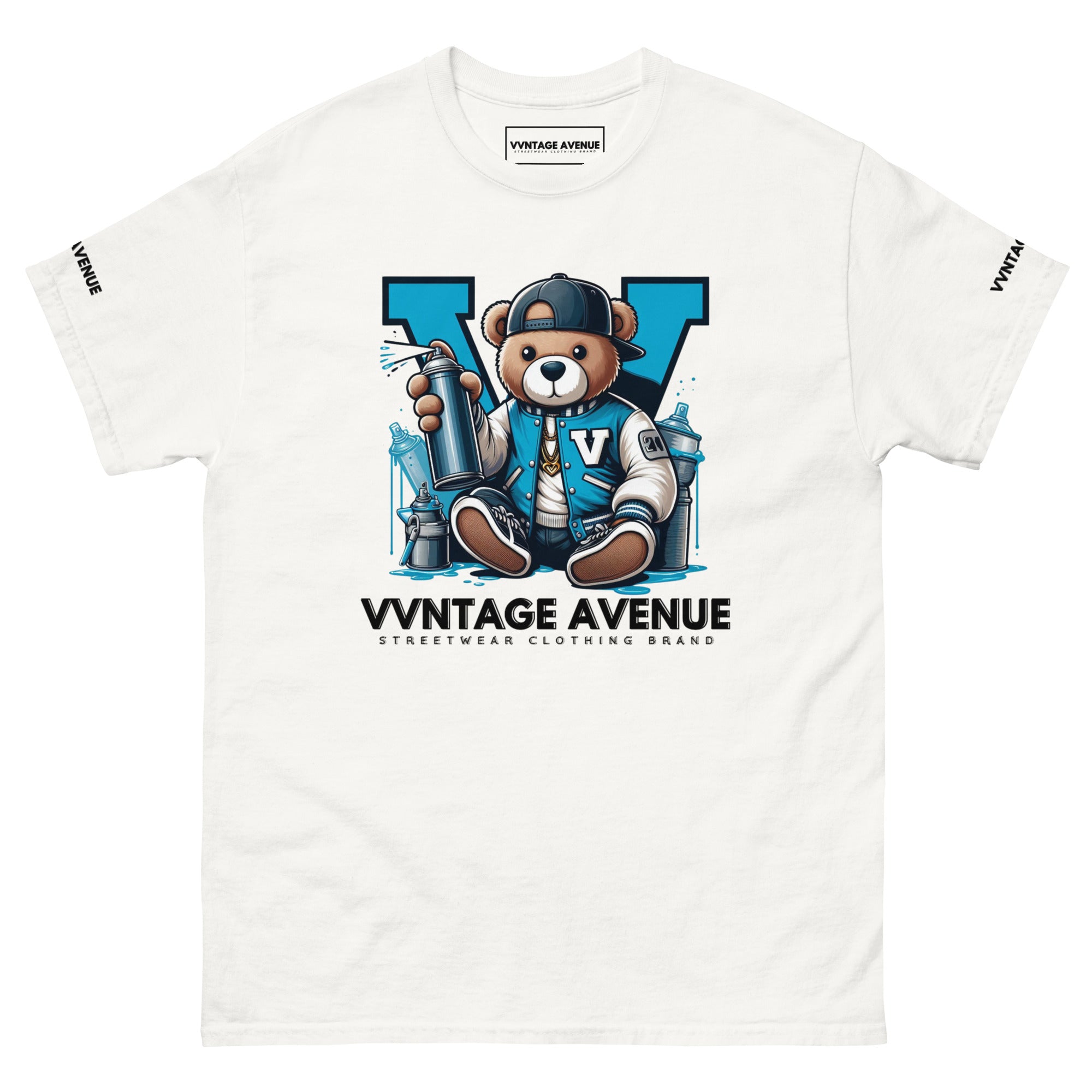 VVNTAGE Letterman Bear SS T-Shirt - VVNTAGE AVENUE