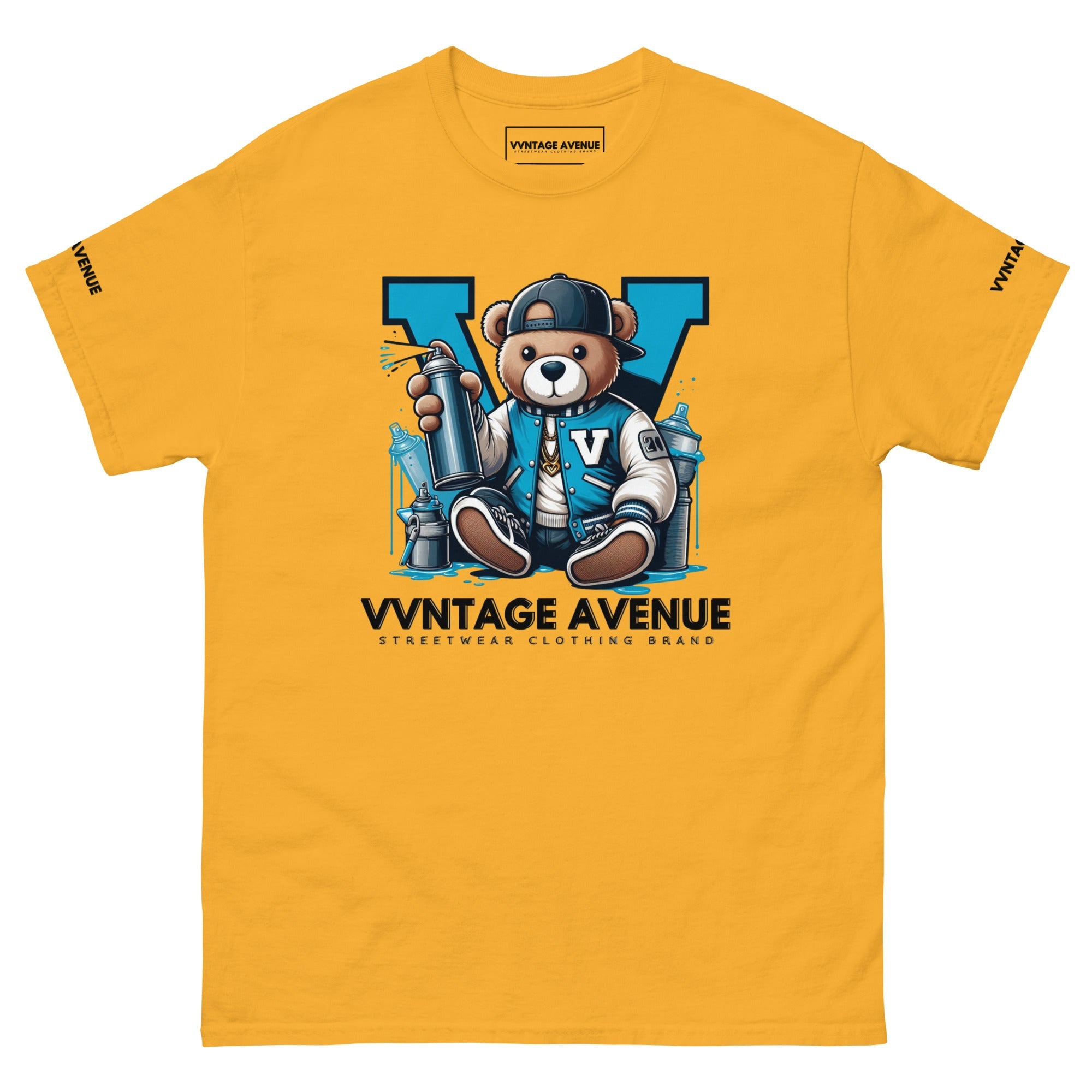 VVNTAGE Letterman Bear SS T-Shirt - VVNTAGE AVENUE