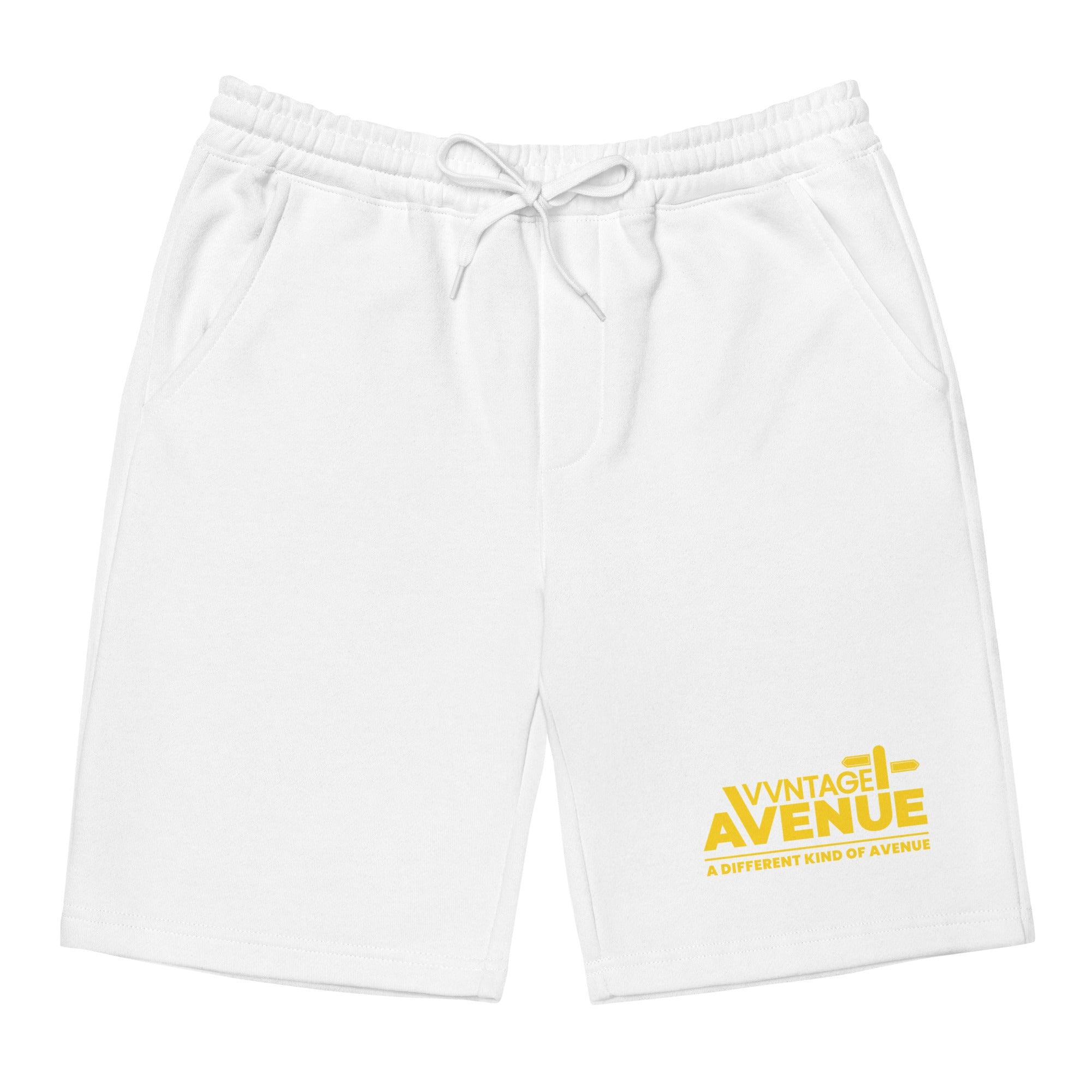 VVNTAGE Logo Fleece Shorts (GOLD Edition) - VVNTAGE AVENUE
