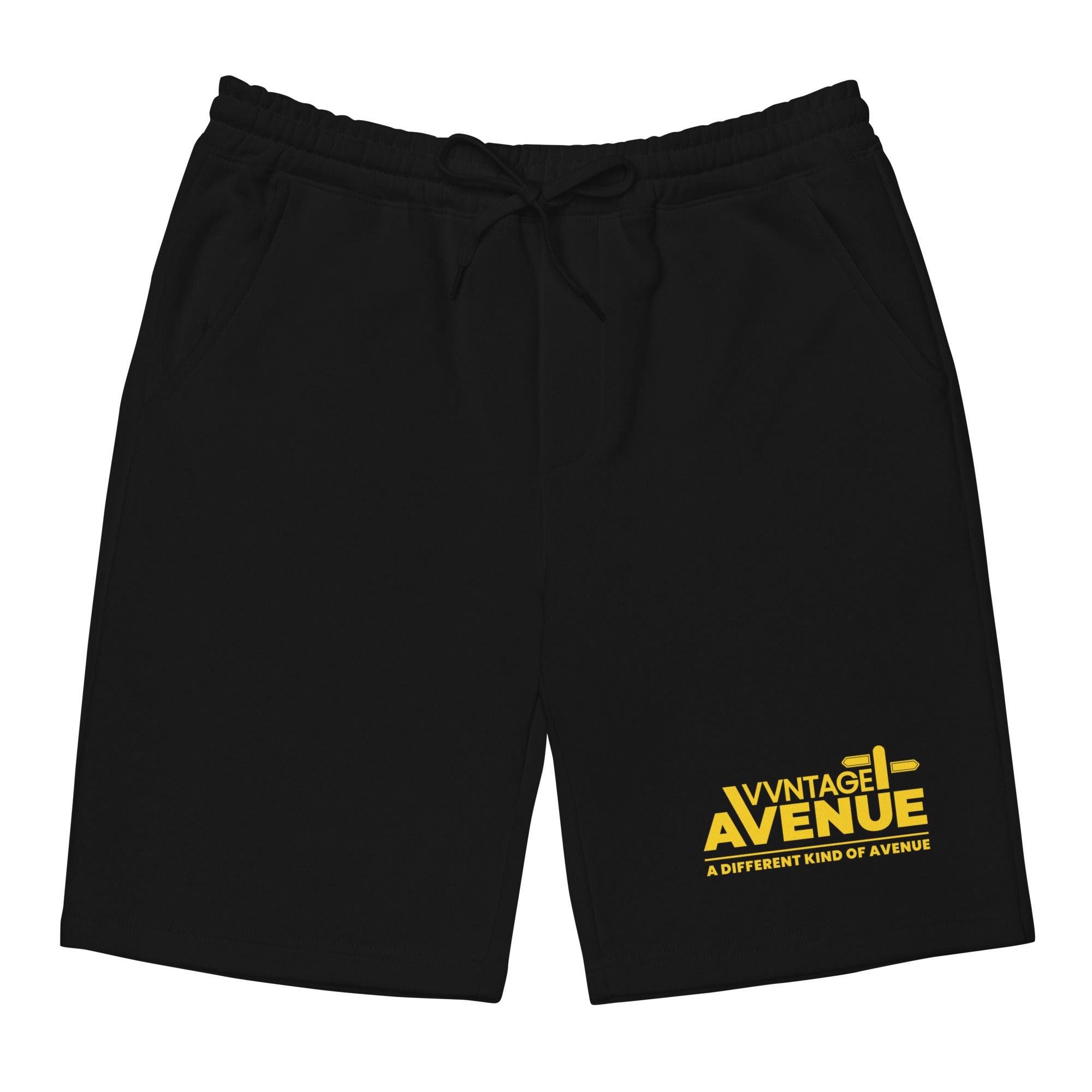 VVNTAGE Logo Fleece Shorts (GOLD Edition) - VVNTAGE AVENUE