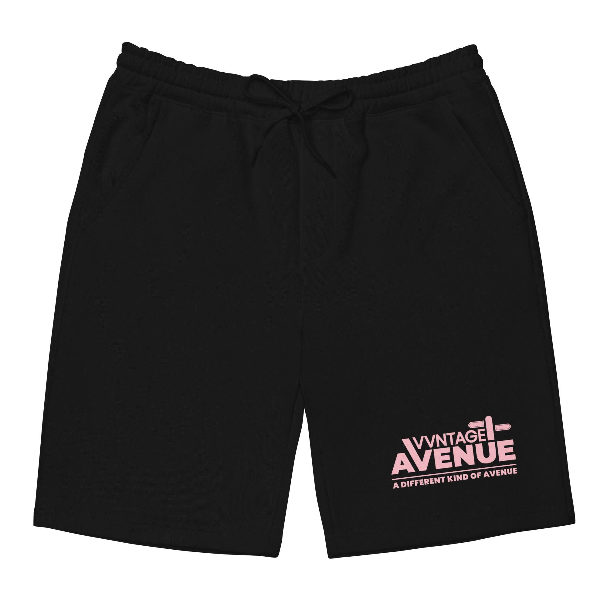 VVNTAGE Logo Fleece Shorts (PVNK Edition) - VVNTAGE AVENUE