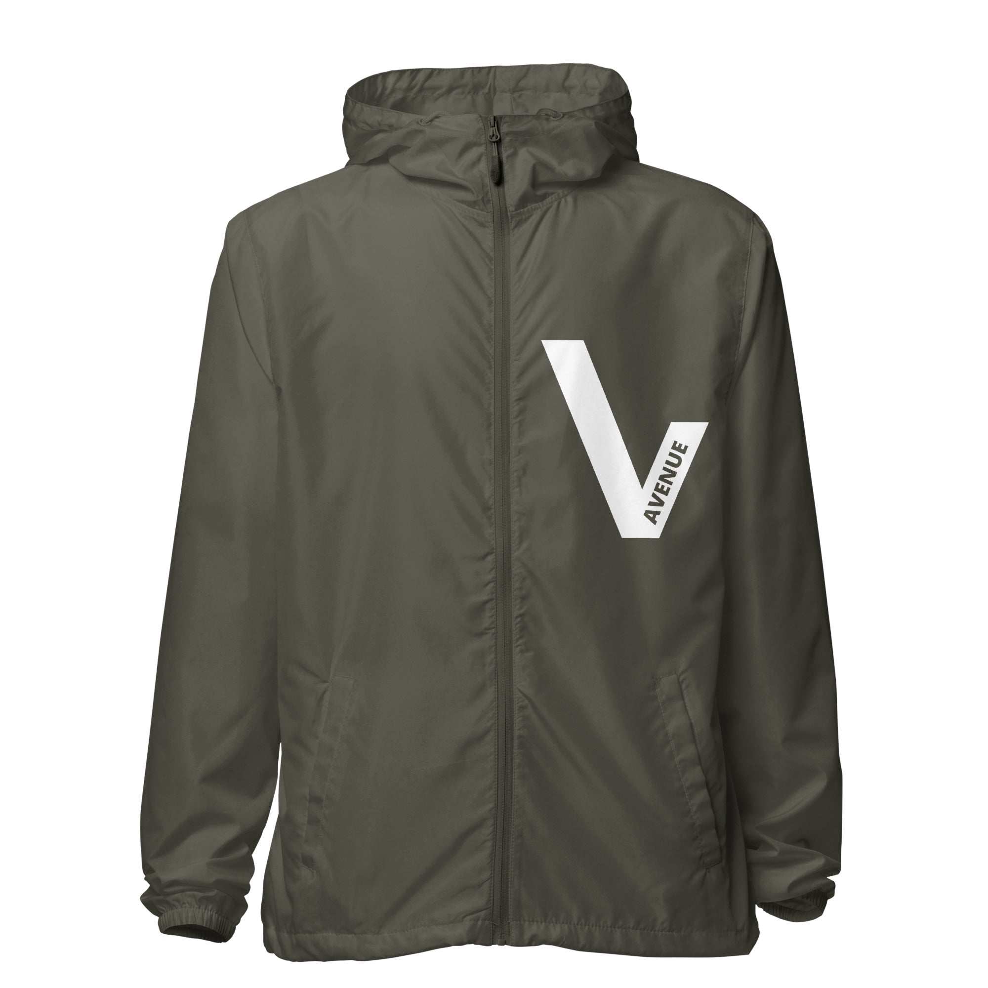 VVNTAGE Logo Lightweight Full - Zip Windbreaker - VVNTAGE AVENUE