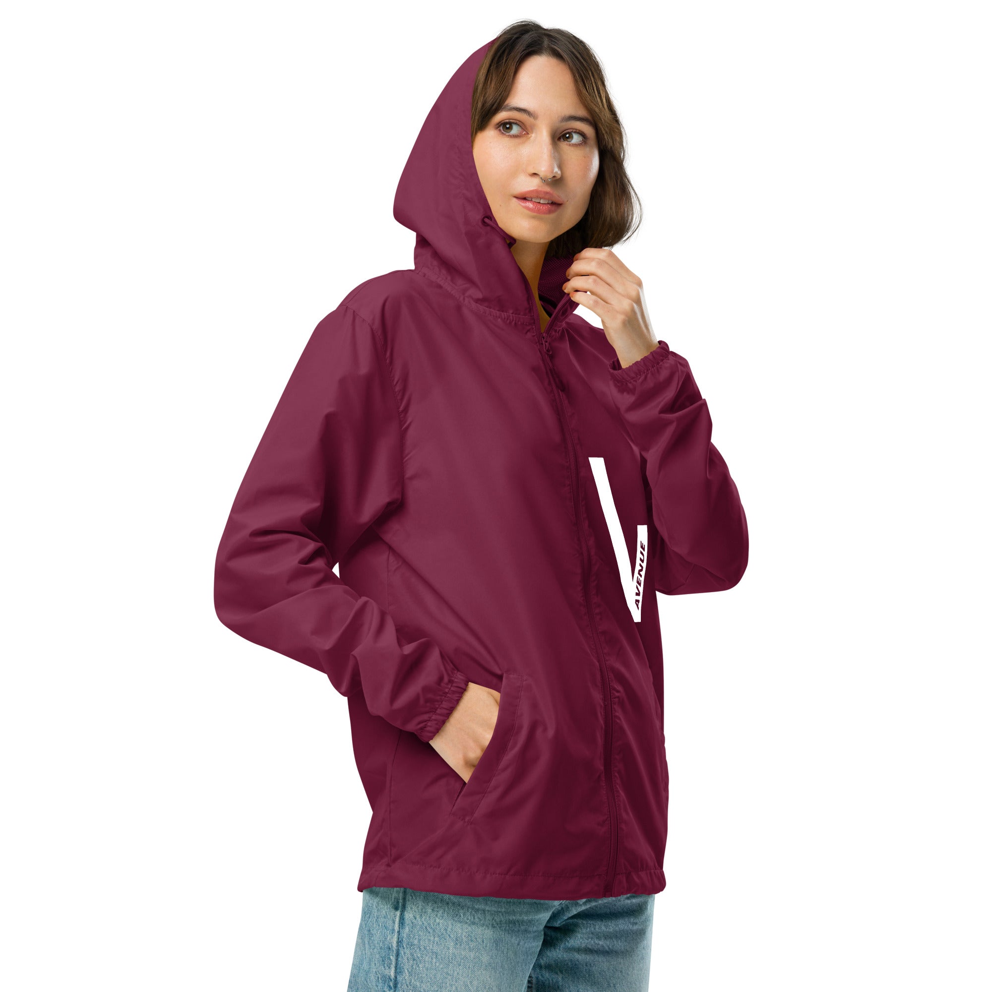 VVNTAGE Logo Lightweight Full - Zip Windbreaker - VVNTAGE AVENUE