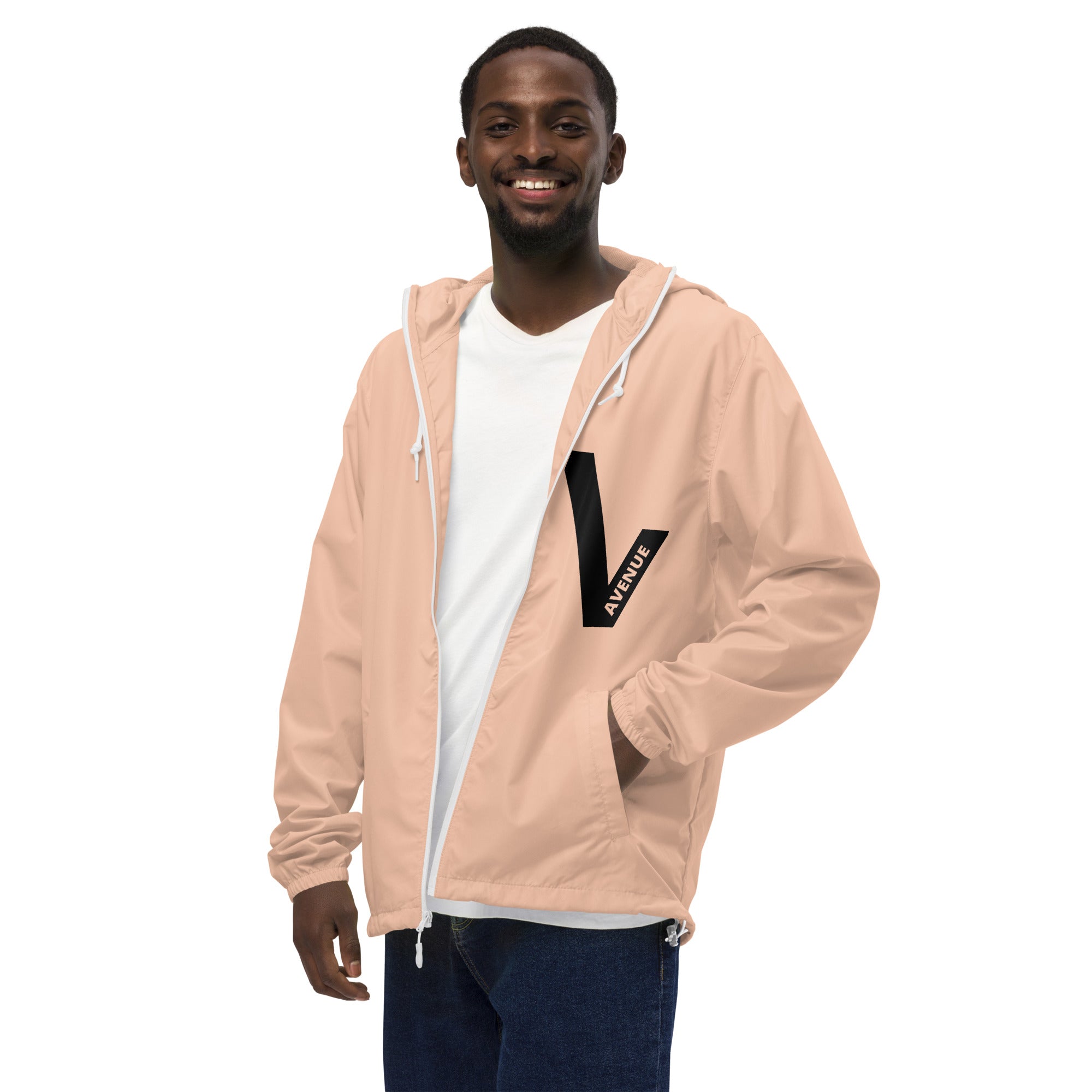 VVNTAGE Logo Lightweight Full - Zip Windbreaker - VVNTAGE AVENUE