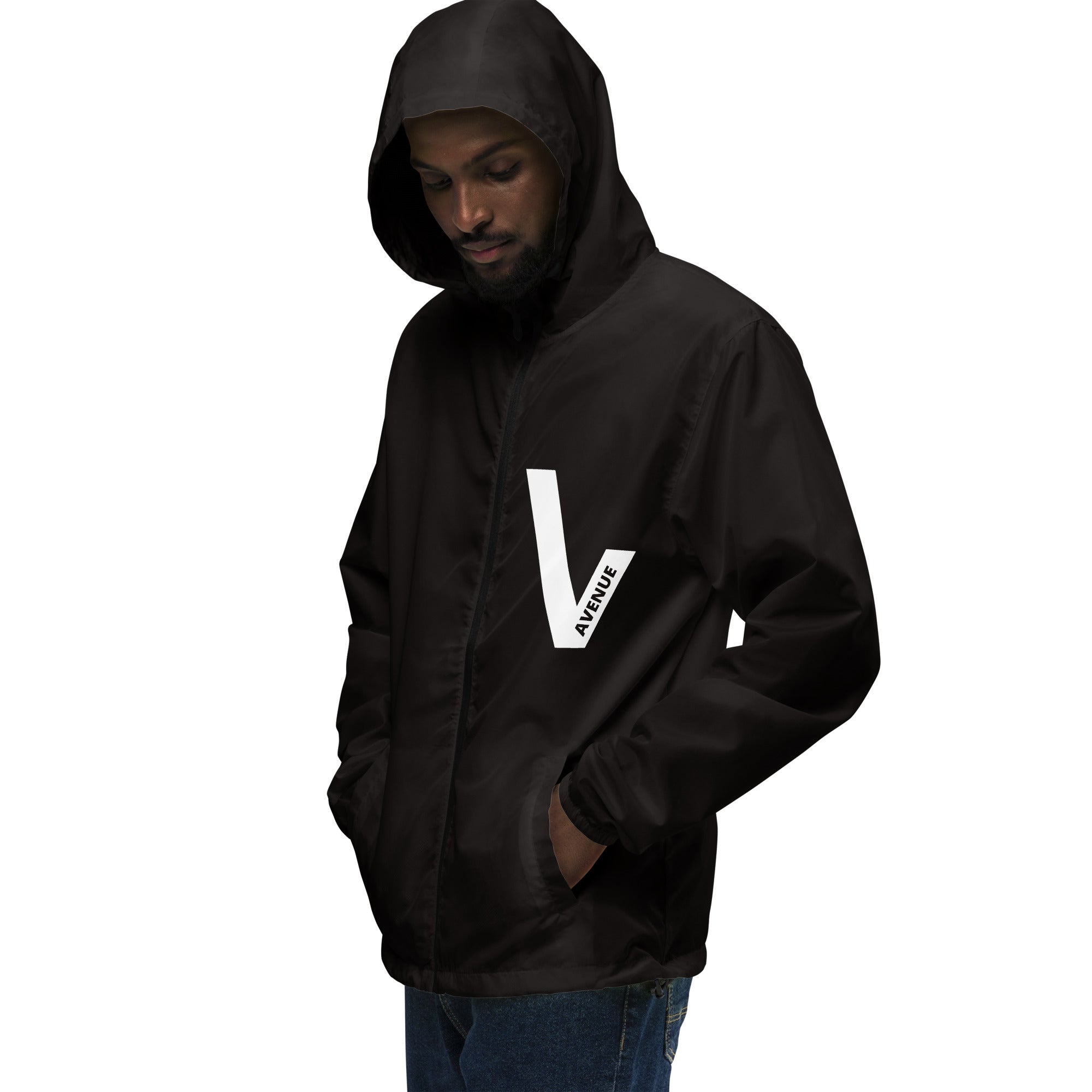 VVNTAGE Logo Lightweight Full - Zip Windbreaker - VVNTAGE AVENUE