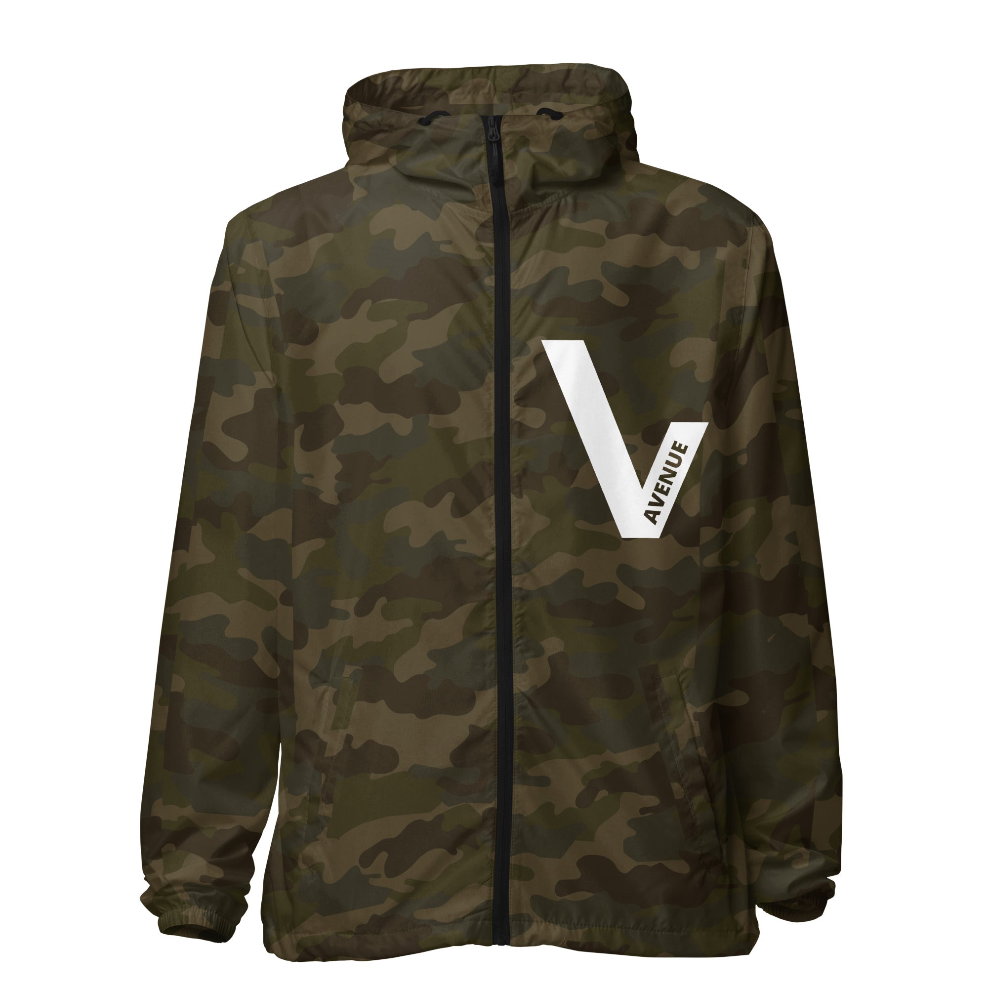 VVNTAGE Logo Lightweight Full - Zip Windbreaker - VVNTAGE AVENUE