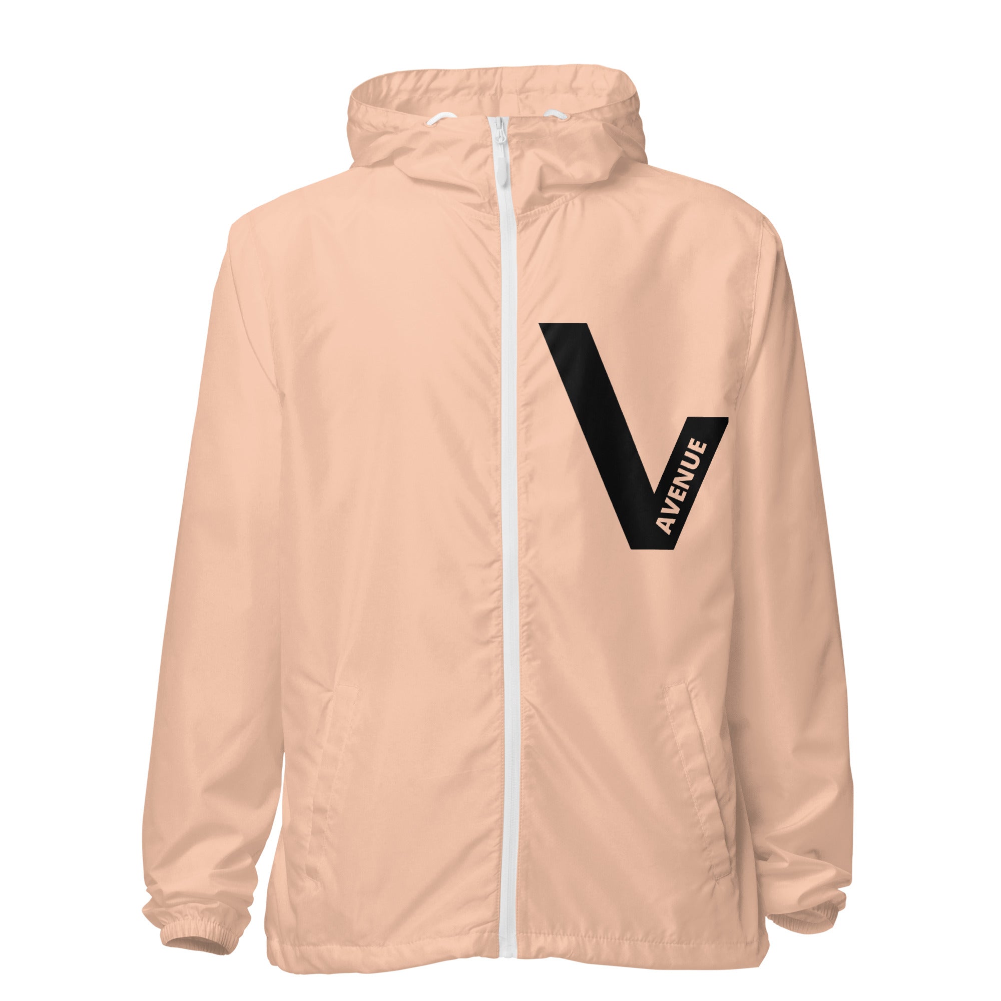 VVNTAGE Logo Lightweight Full - Zip Windbreaker - VVNTAGE AVENUE