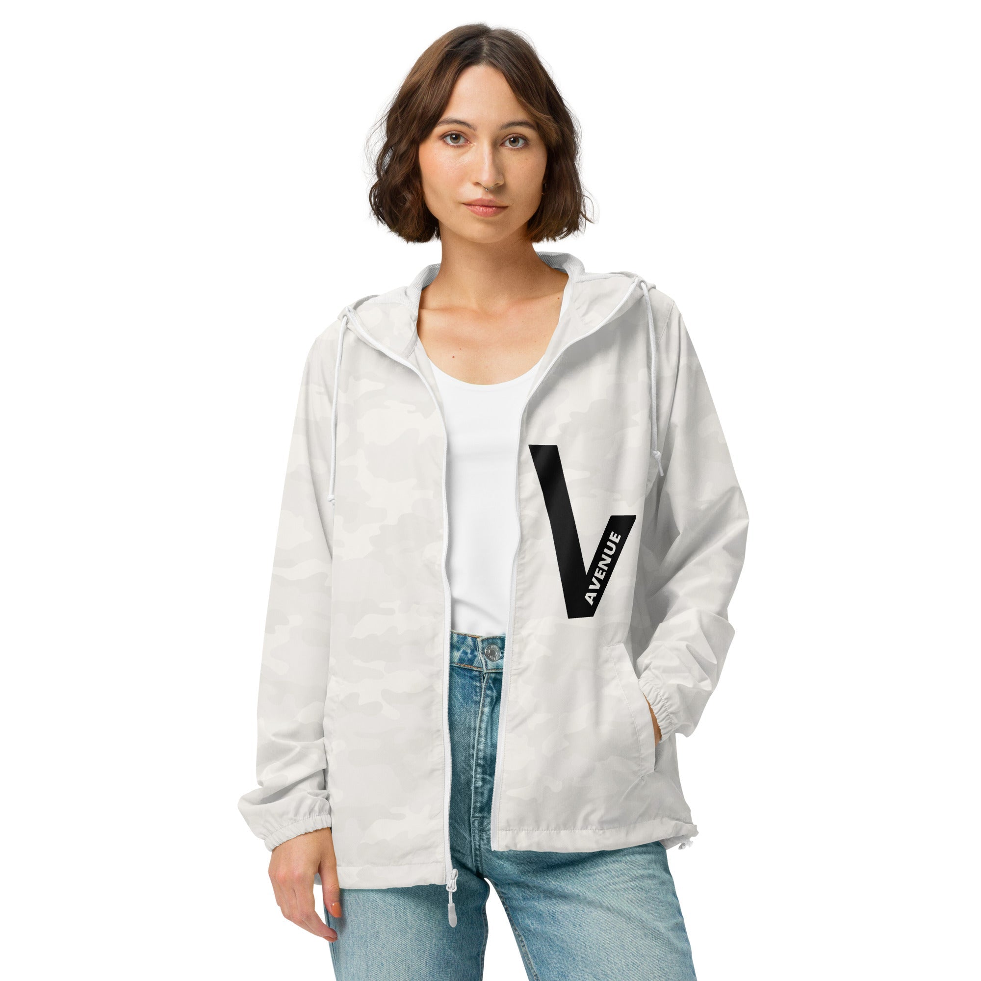 VVNTAGE Logo Lightweight Full - Zip Windbreaker - VVNTAGE AVENUE