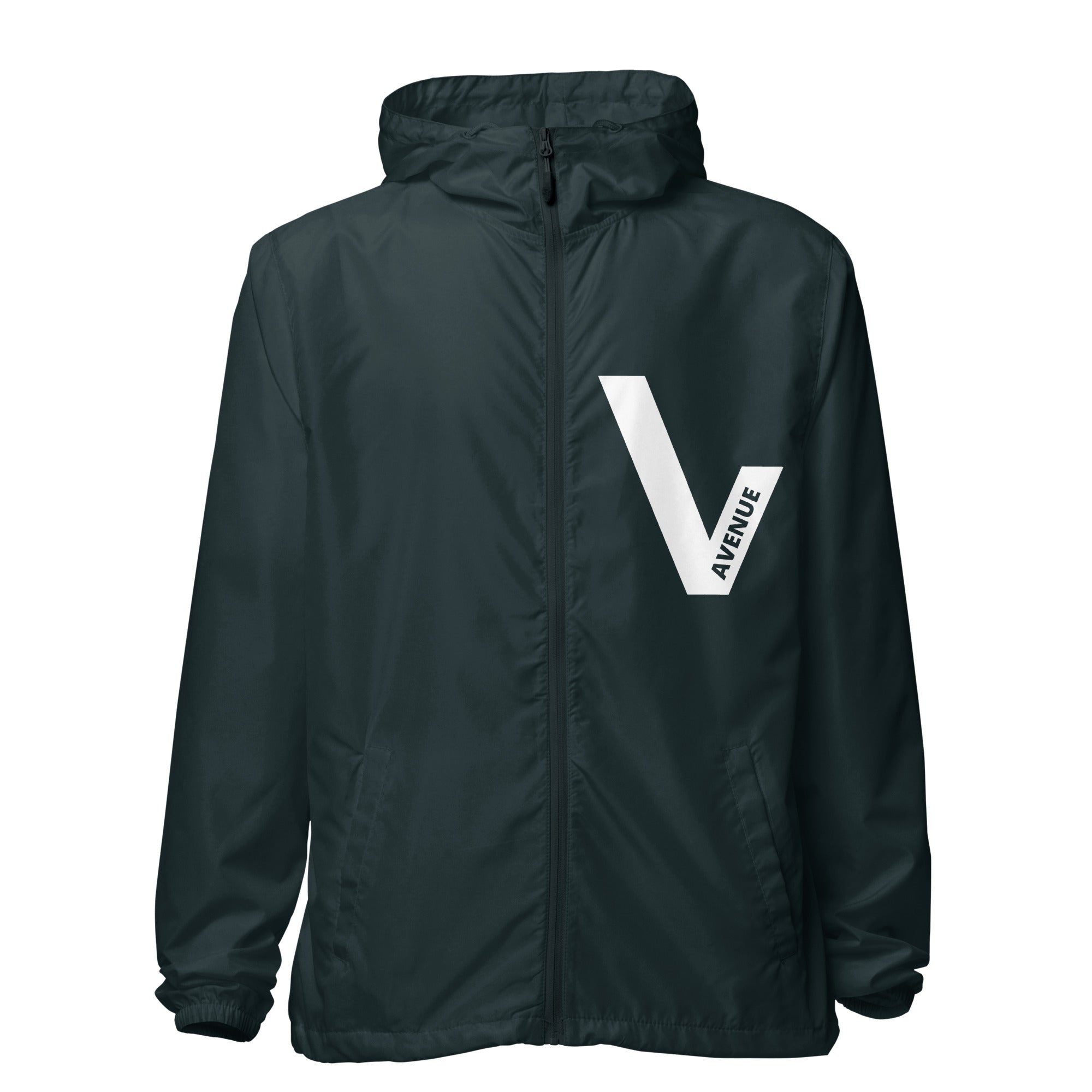 VVNTAGE Logo Lightweight Full - Zip Windbreaker - VVNTAGE AVENUE