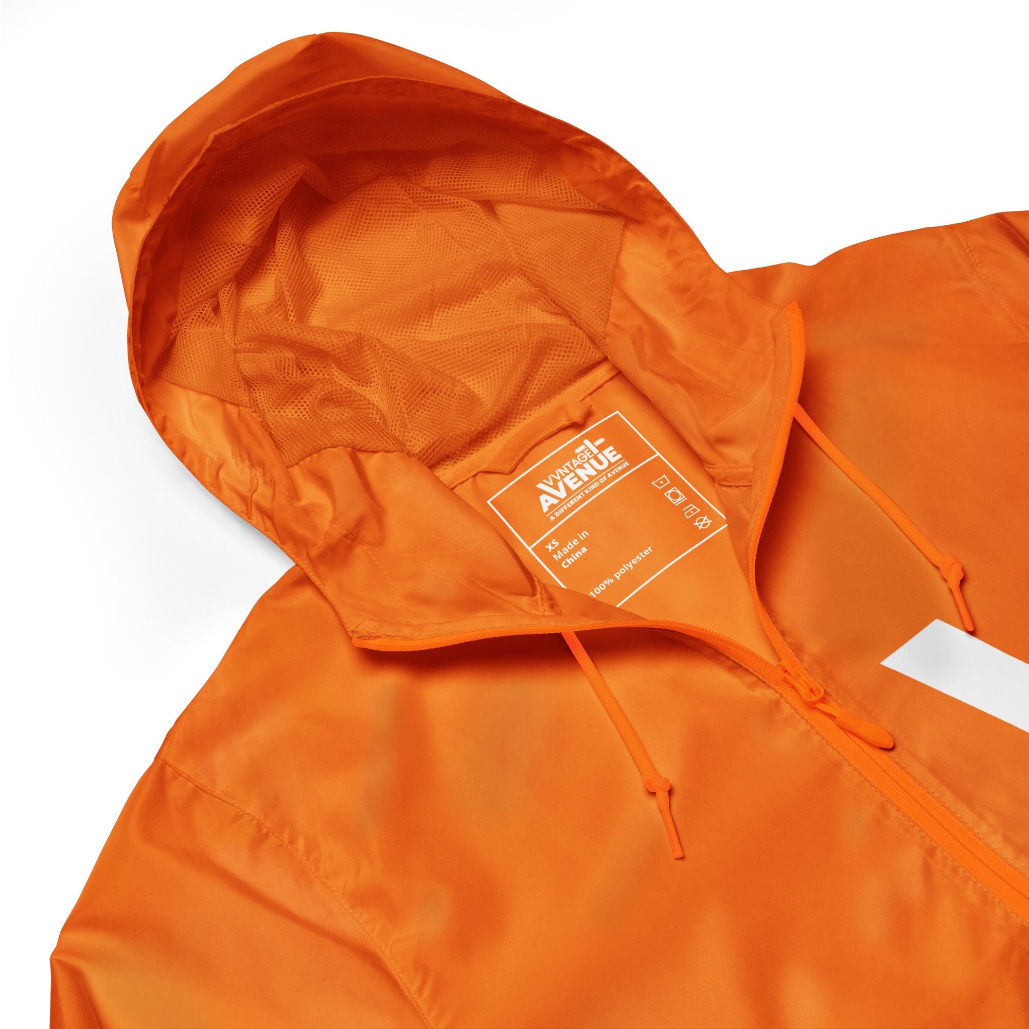 VVNTAGE Logo Lightweight Full - Zip Windbreaker - VVNTAGE AVENUE