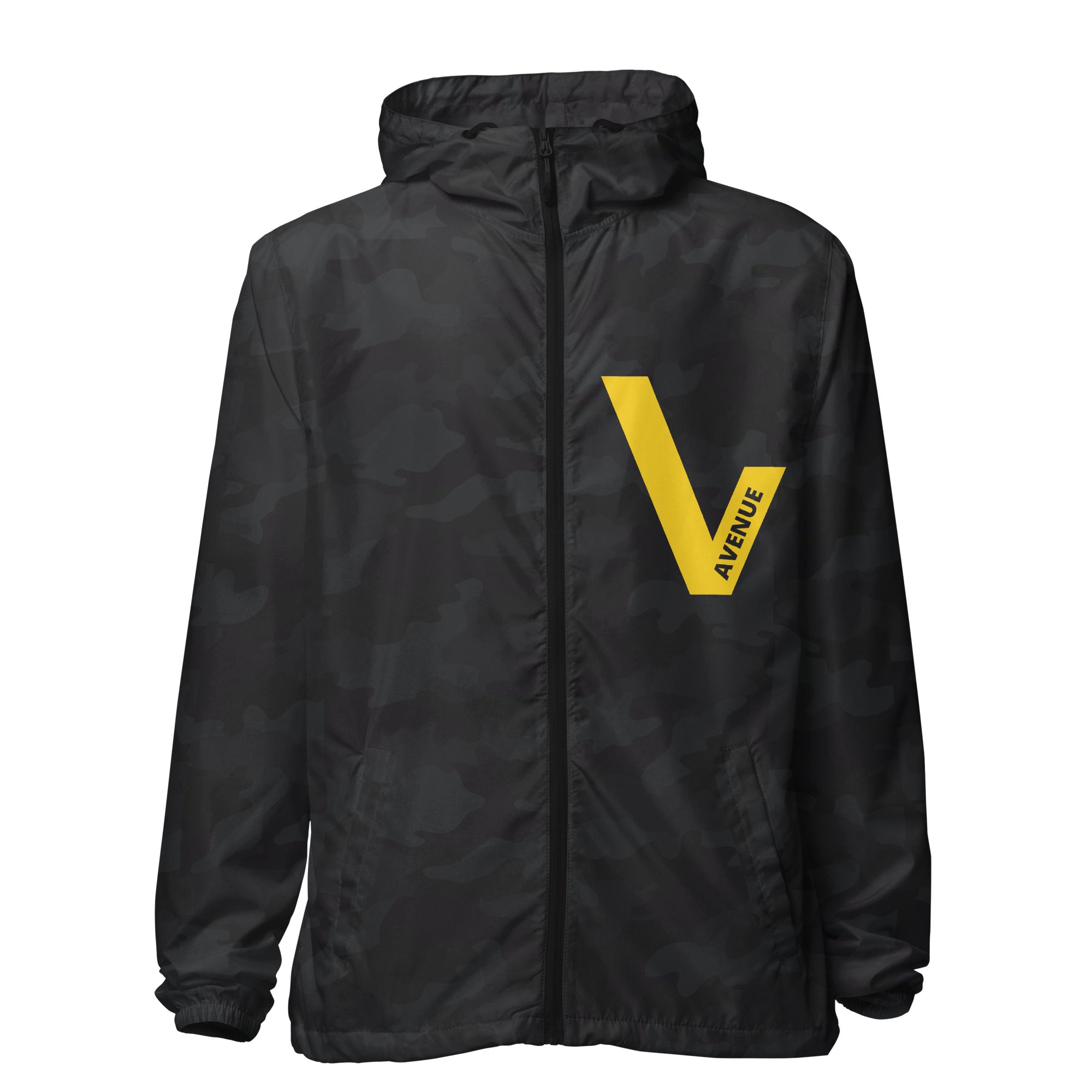 VVNTAGE Logo Lightweight Full - Zip Windbreaker - GOLD Edition - VVNTAGE AVENUE