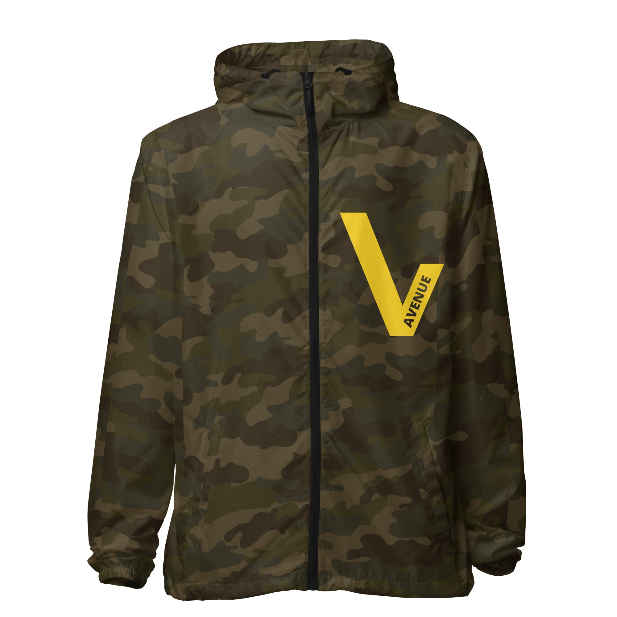 VVNTAGE Logo Lightweight Full - Zip Windbreaker - GOLD Edition - VVNTAGE AVENUE