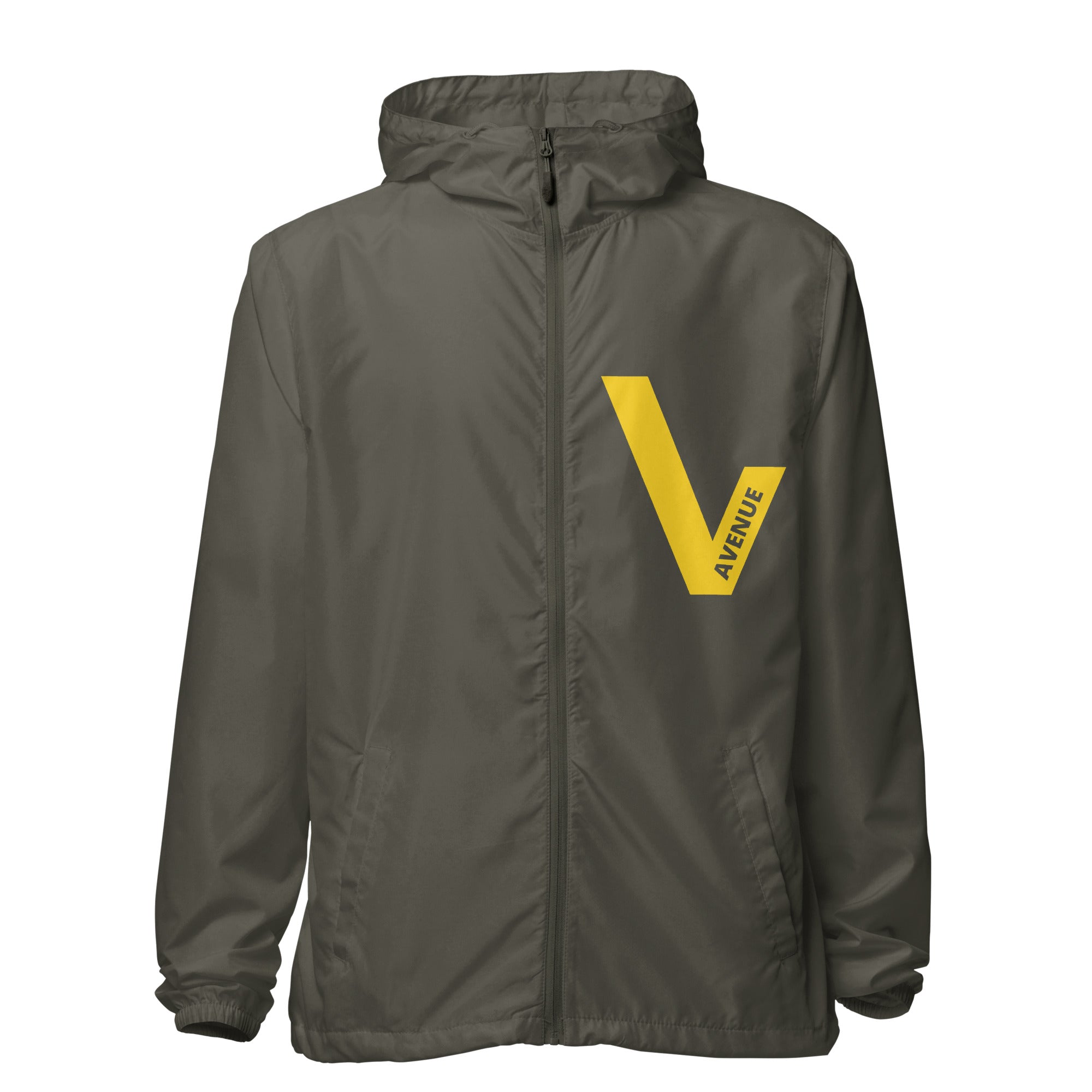 VVNTAGE Logo Lightweight Full - Zip Windbreaker - GOLD Edition - VVNTAGE AVENUE