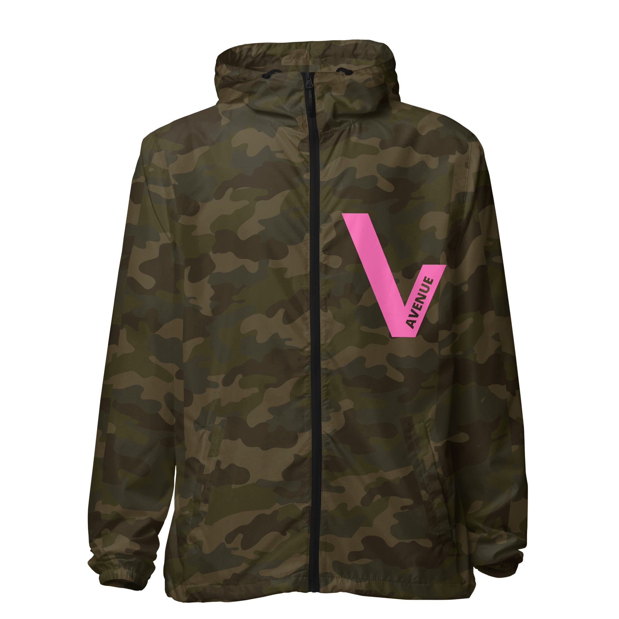 VVNTAGE Logo Lightweight Full - Zip Windbreaker - PVNK Edition - VVNTAGE AVENUE