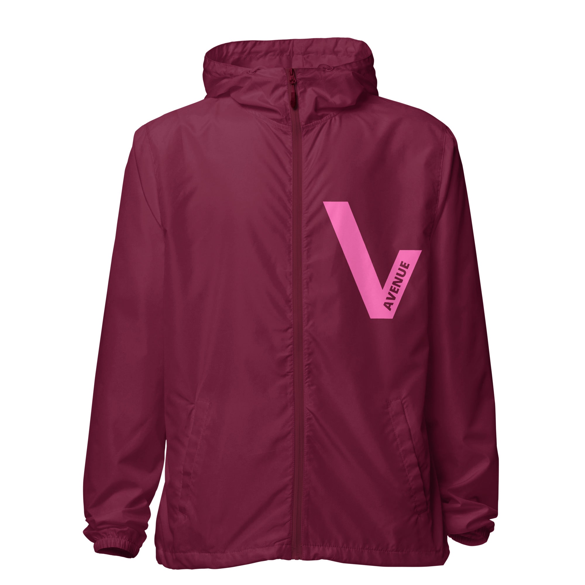 VVNTAGE Logo Lightweight Full - Zip Windbreaker - PVNK Edition - VVNTAGE AVENUE