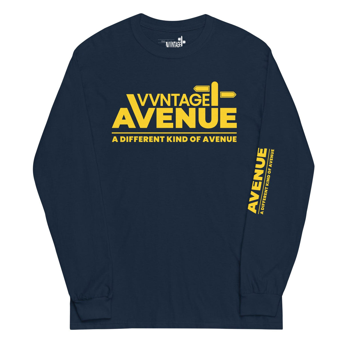 VVNTAGE Logo LS T-Shirt (GOLD Edition) - VVNTAGE AVENUE