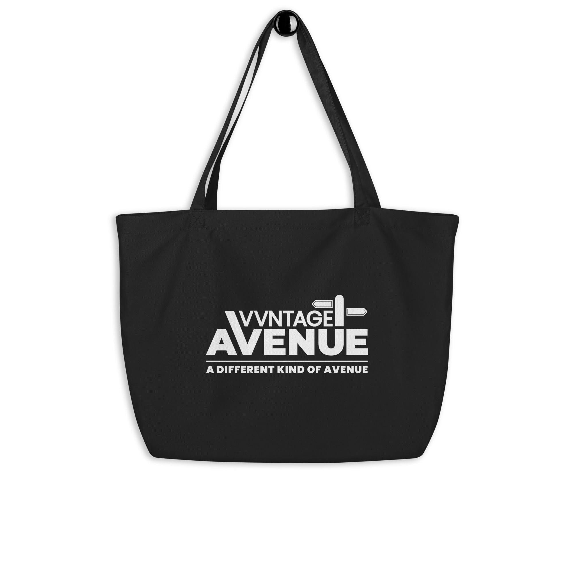 VVNTAGE Logo Organic Tote Bag (Large) - VVNTAGE AVENUE