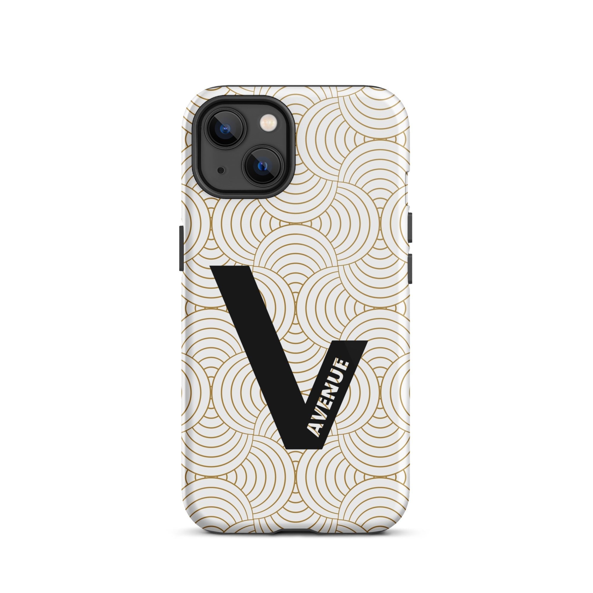 VVNTAGE Logo Tough Case for iPhone® - Gold Pattern - VVNTAGE AVENUE
