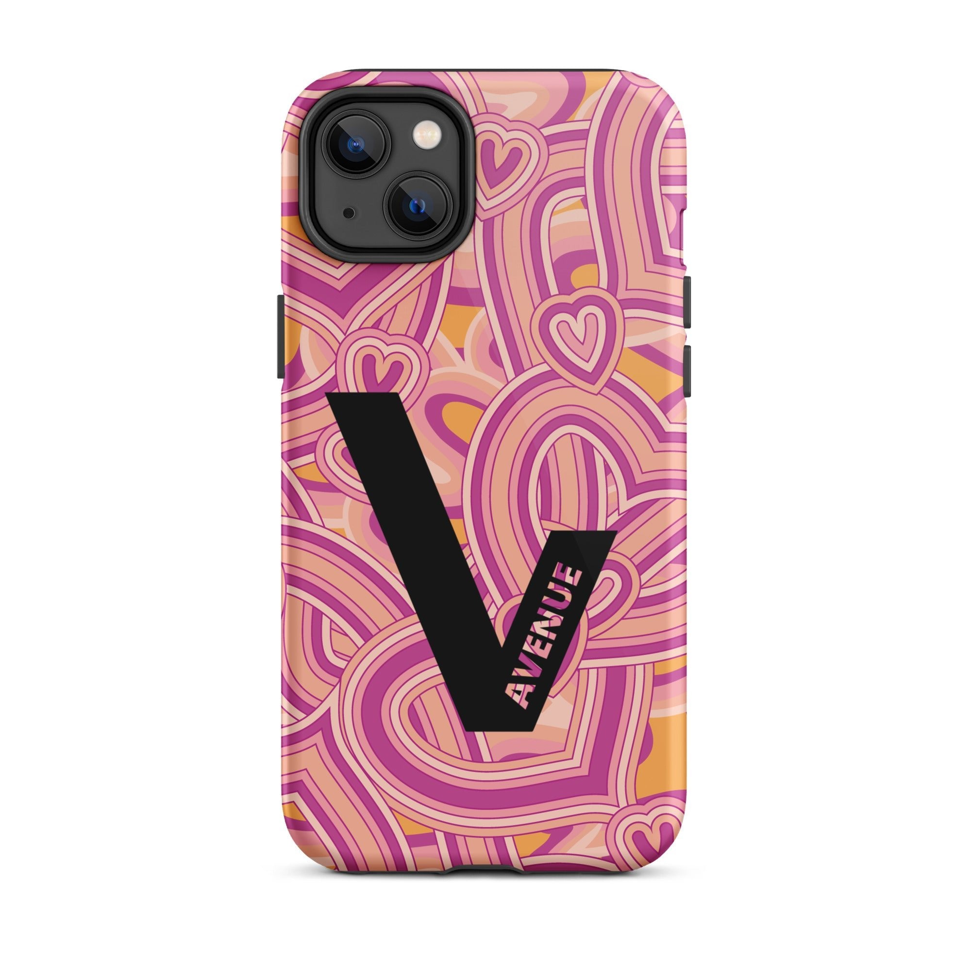 VVNTAGE Logo Tough Case for iPhone® - Heart Rainbows - VVNTAGE AVENUE