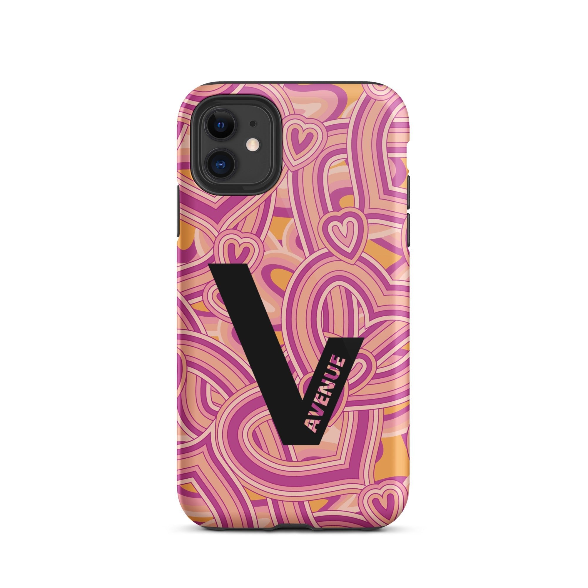 VVNTAGE Logo Tough Case for iPhone® - Heart Rainbows - VVNTAGE AVENUE