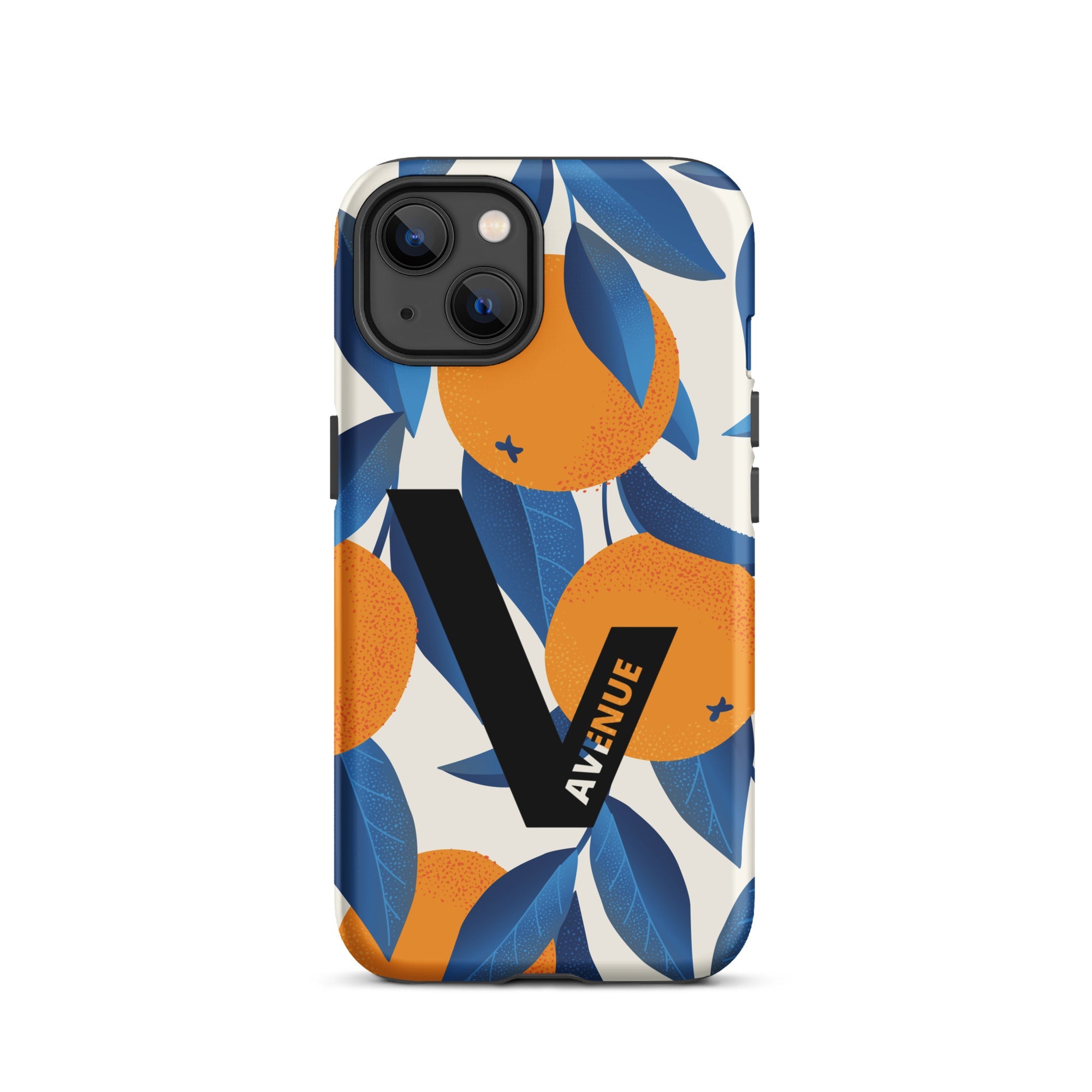 VVNTAGE Logo Tough Case for iPhone® - Orange Blue - VVNTAGE AVENUE