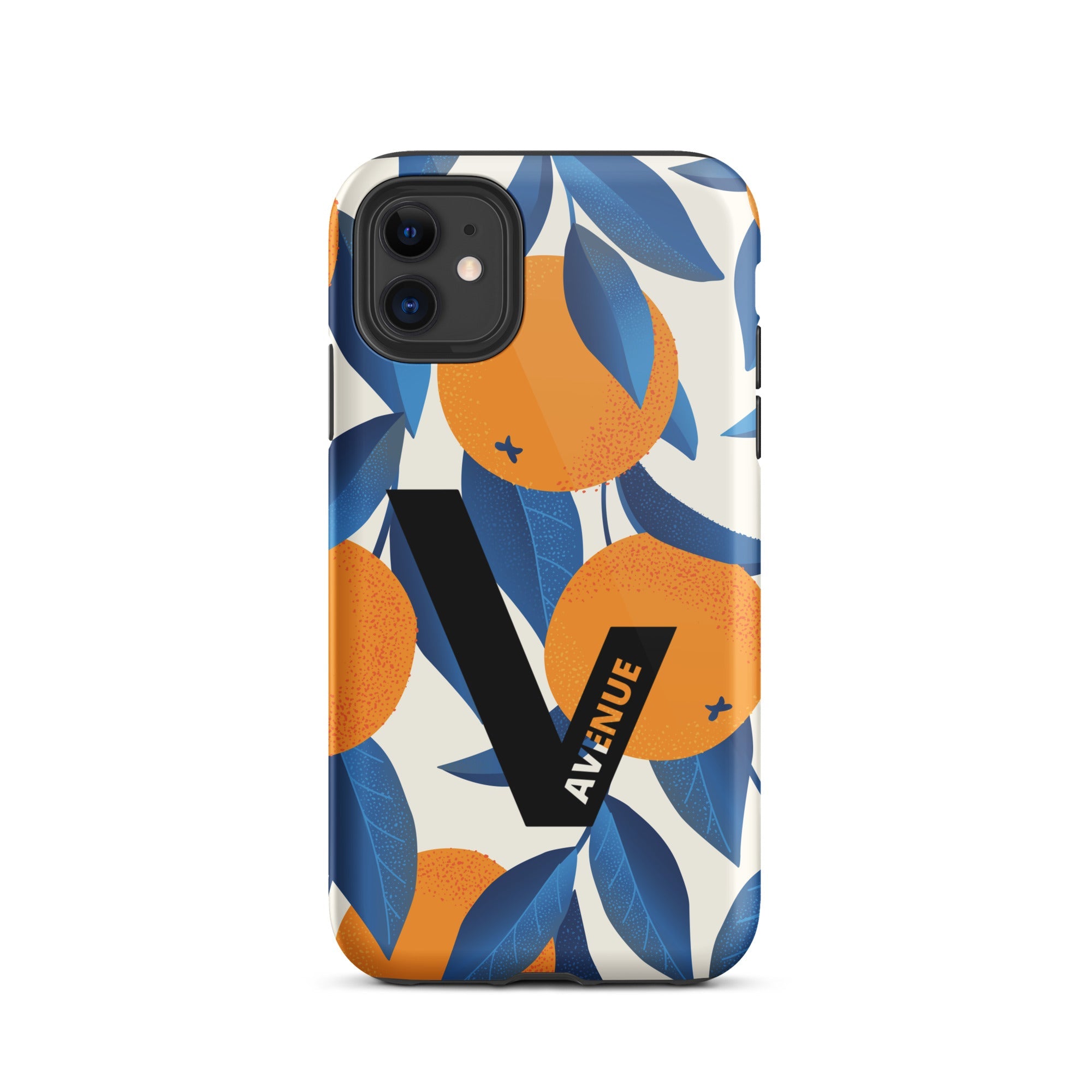 VVNTAGE Logo Tough Case for iPhone® - Orange Blue - VVNTAGE AVENUE