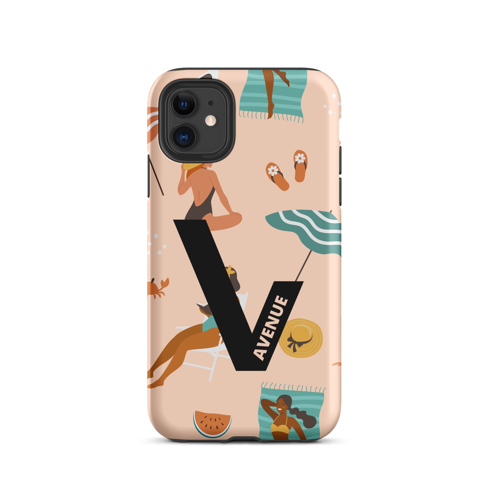 VVNTAGE Logo Tough Case for iPhone® - Summertime Beach - VVNTAGE AVENUE