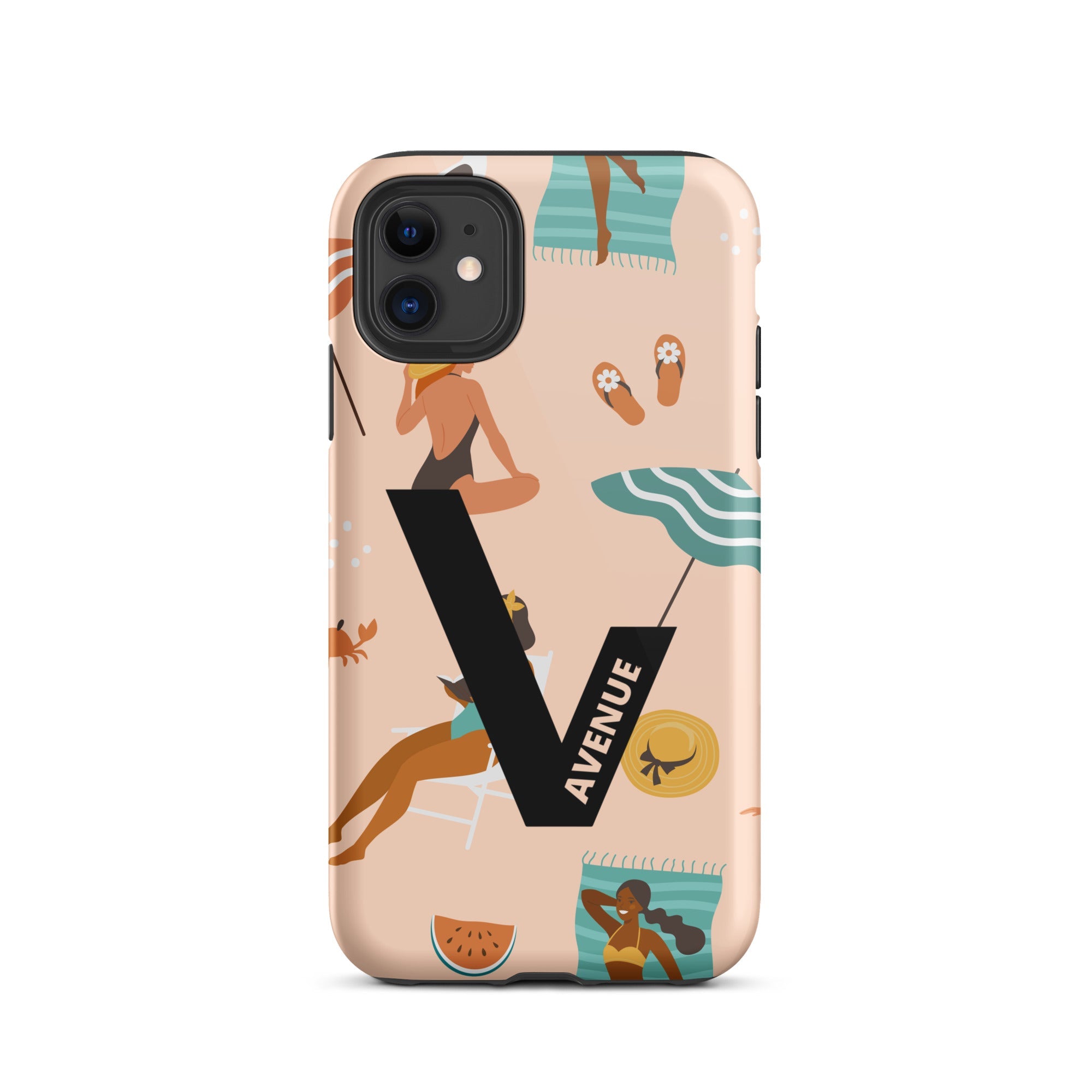 VVNTAGE Logo Tough Case for iPhone® - Summertime Beach - VVNTAGE AVENUE