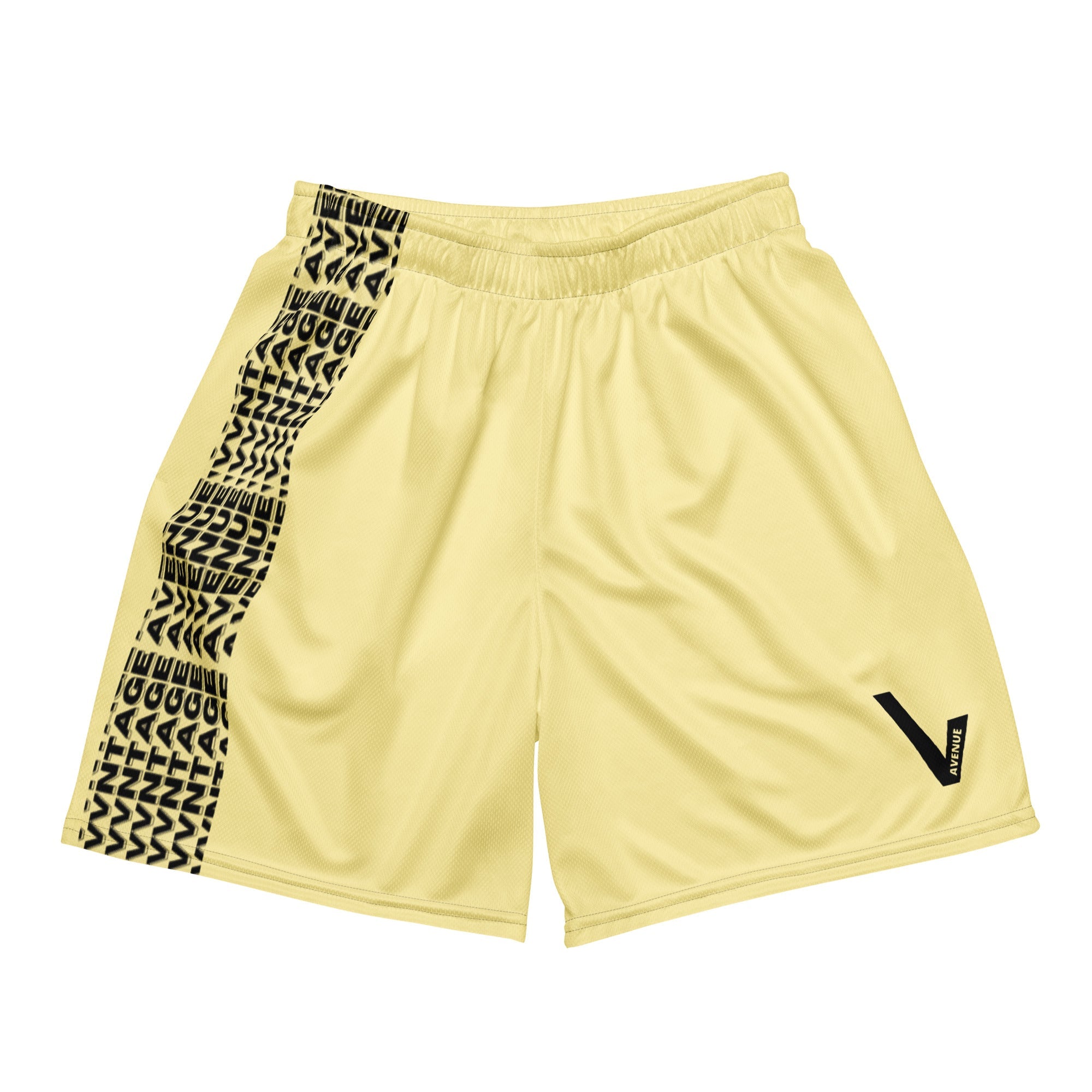 VVNTAGE Solid Mesh Shorts (Banana Mania) - VVNTAGE AVENUE