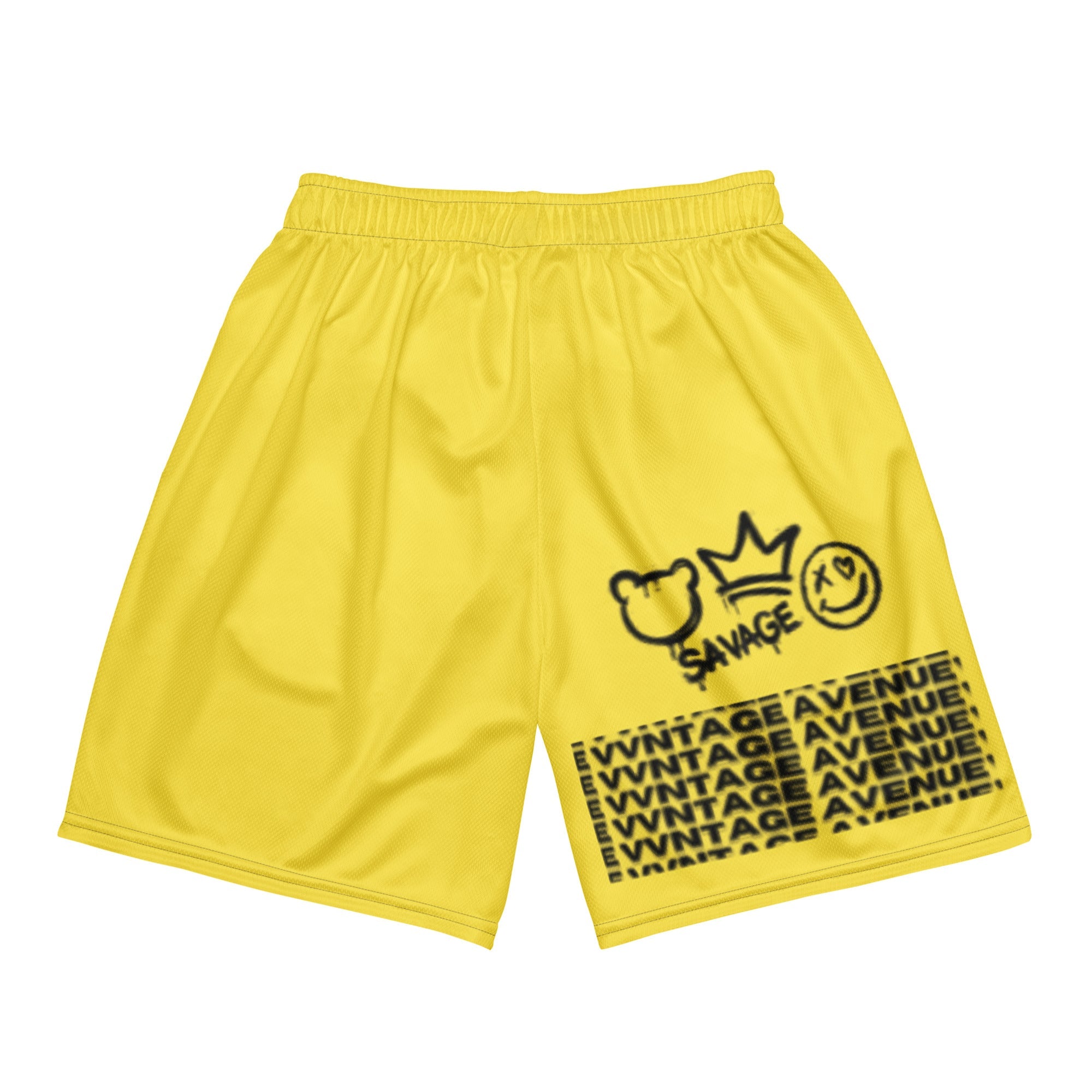 VVNTAGE Solid Mesh Shorts (Paris Daisy) - VVNTAGE AVENUE