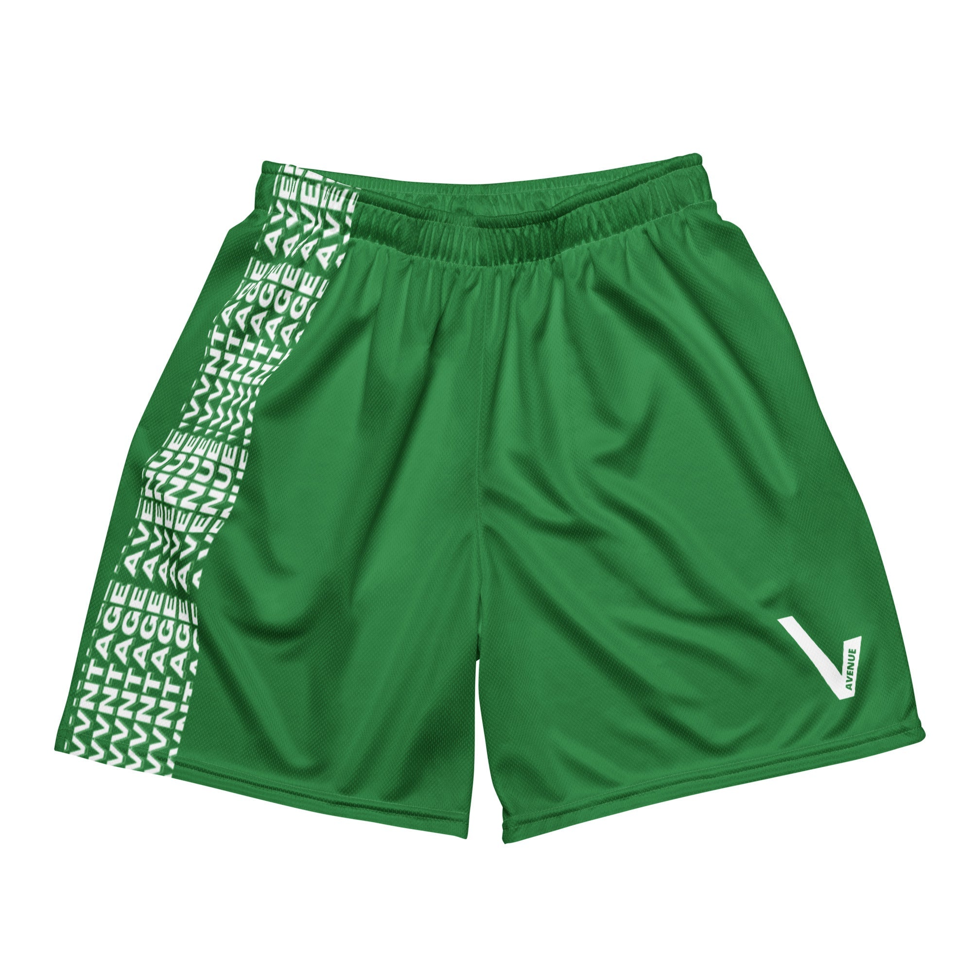 VVNTAGE Solid Mesh Shorts (Sea Green) - VVNTAGE AVENUE