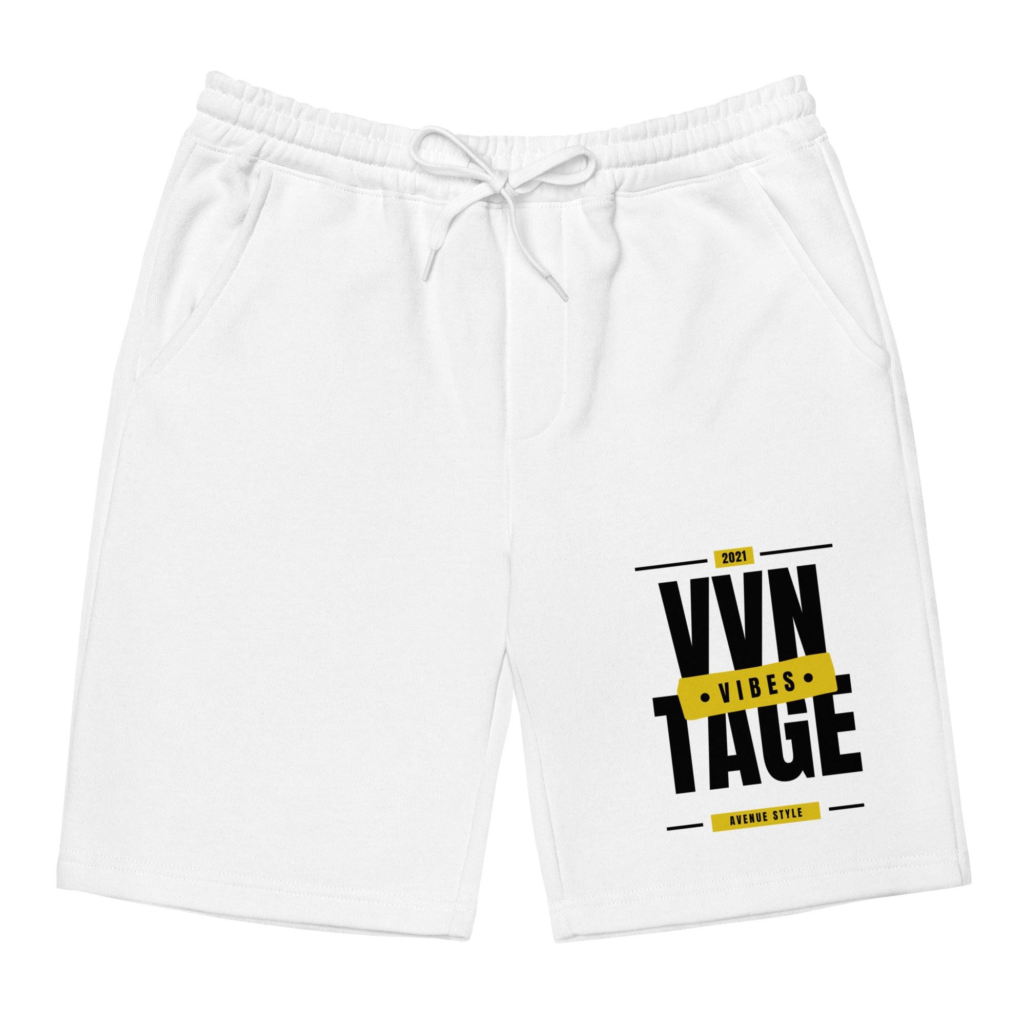VVNTAGE Vibes Fleece Shorts (GOLD Edition) - VVNTAGE AVENUE