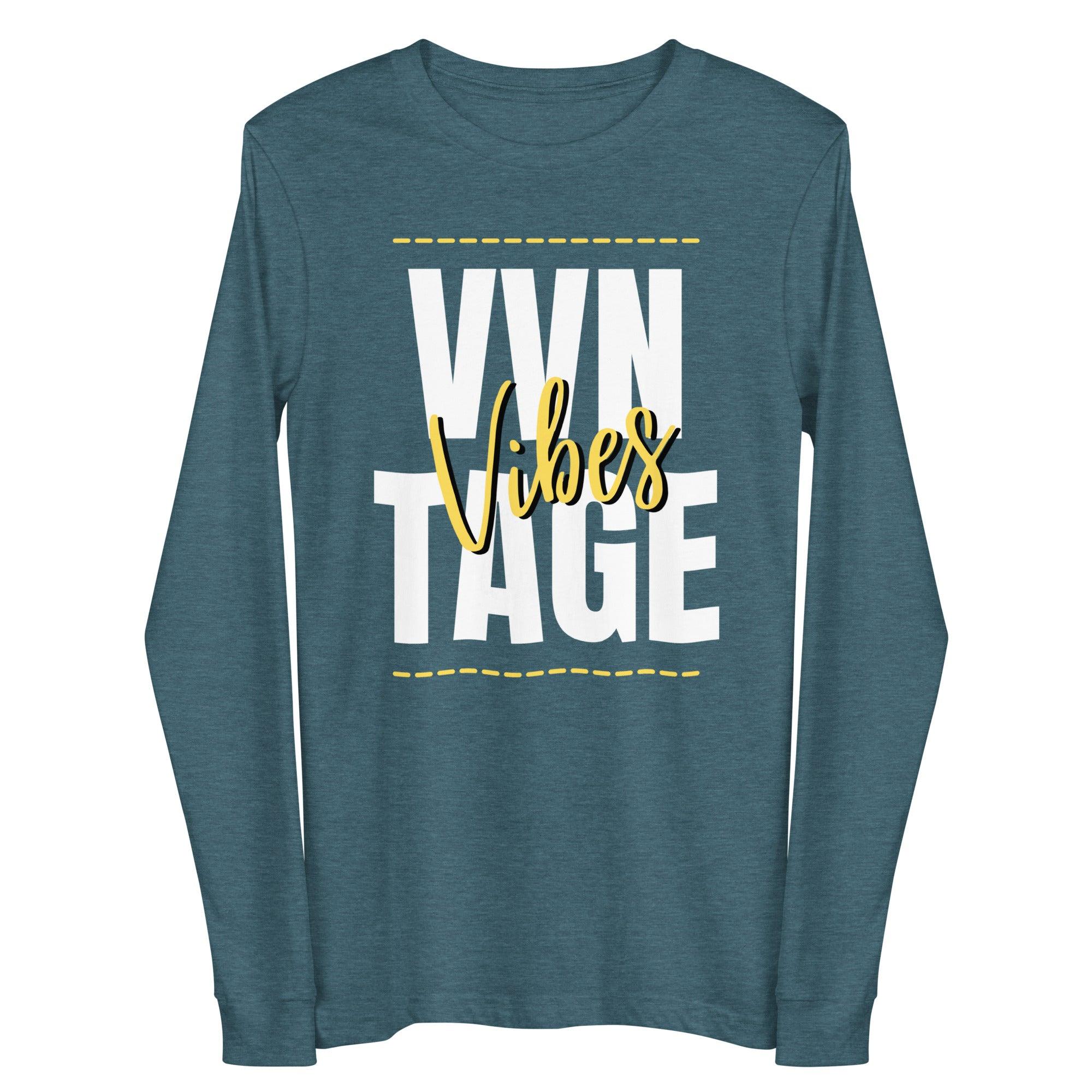 VVNTAGE Vibes LS T-Shirt (Extended Colors) (GOLD) - VVNTAGE AVENUE