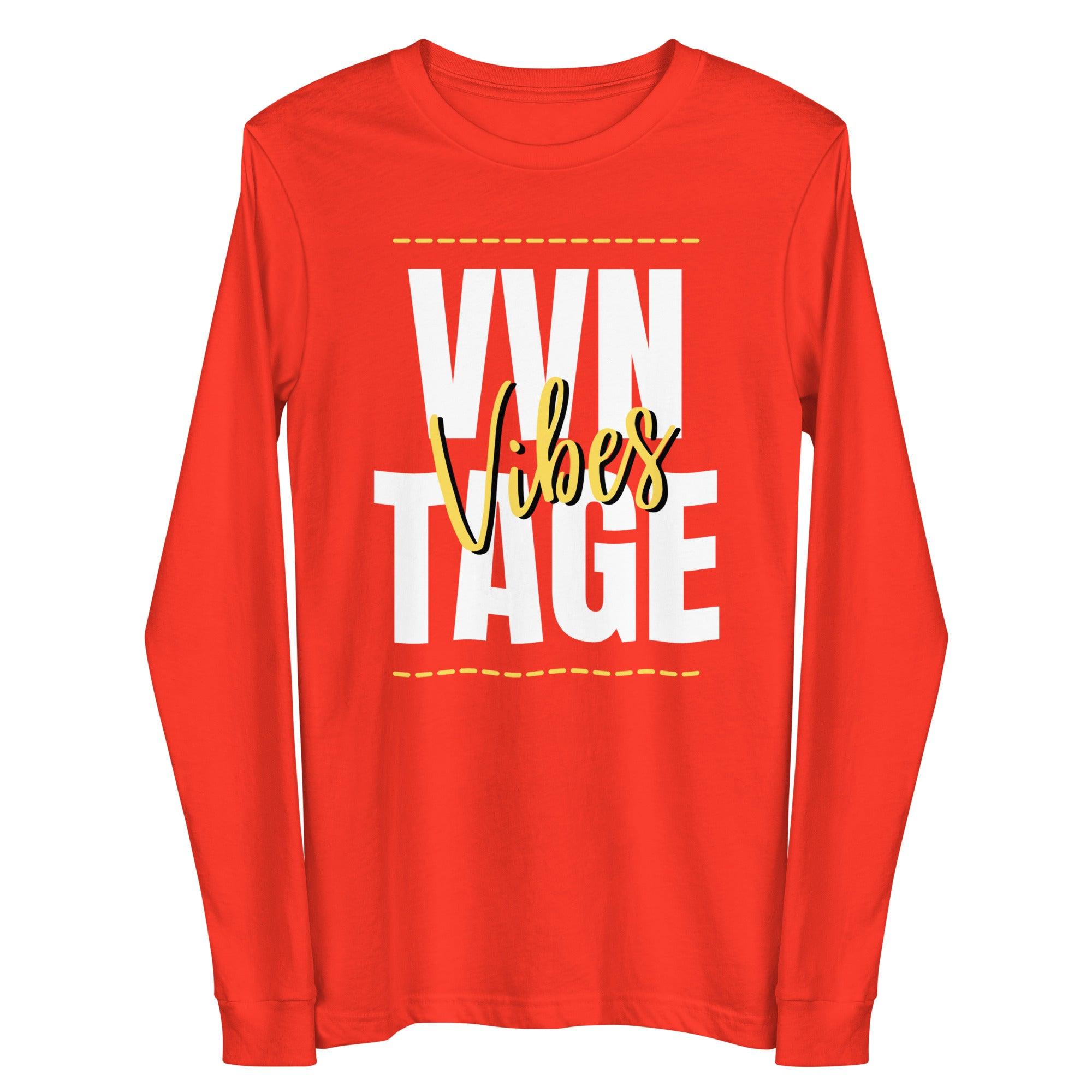 VVNTAGE Vibes LS T-Shirt (Extended Colors) (GOLD) - VVNTAGE AVENUE
