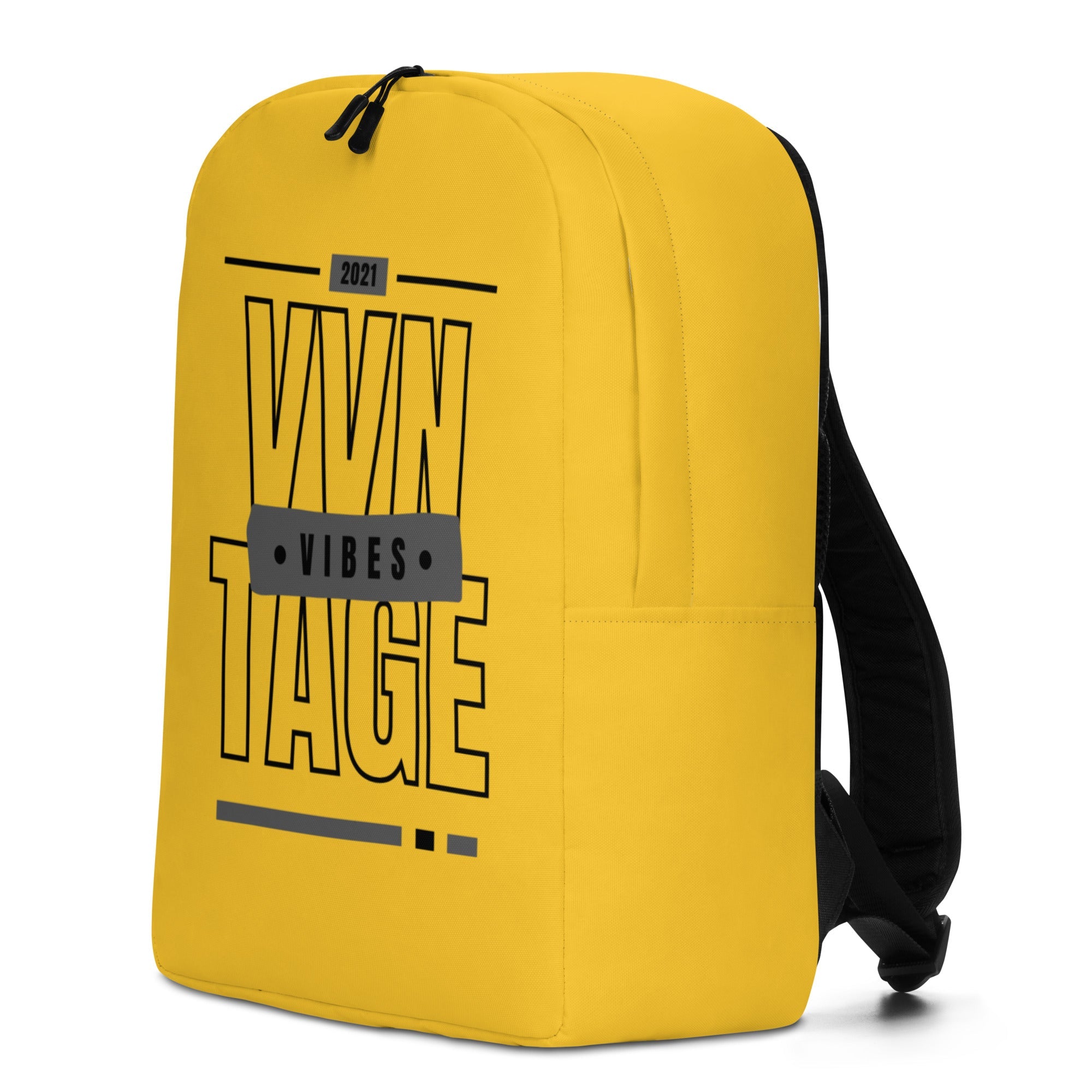 VVNTAGE Vibes Minimalist Backpack - Yellow - VVNTAGE AVENUE