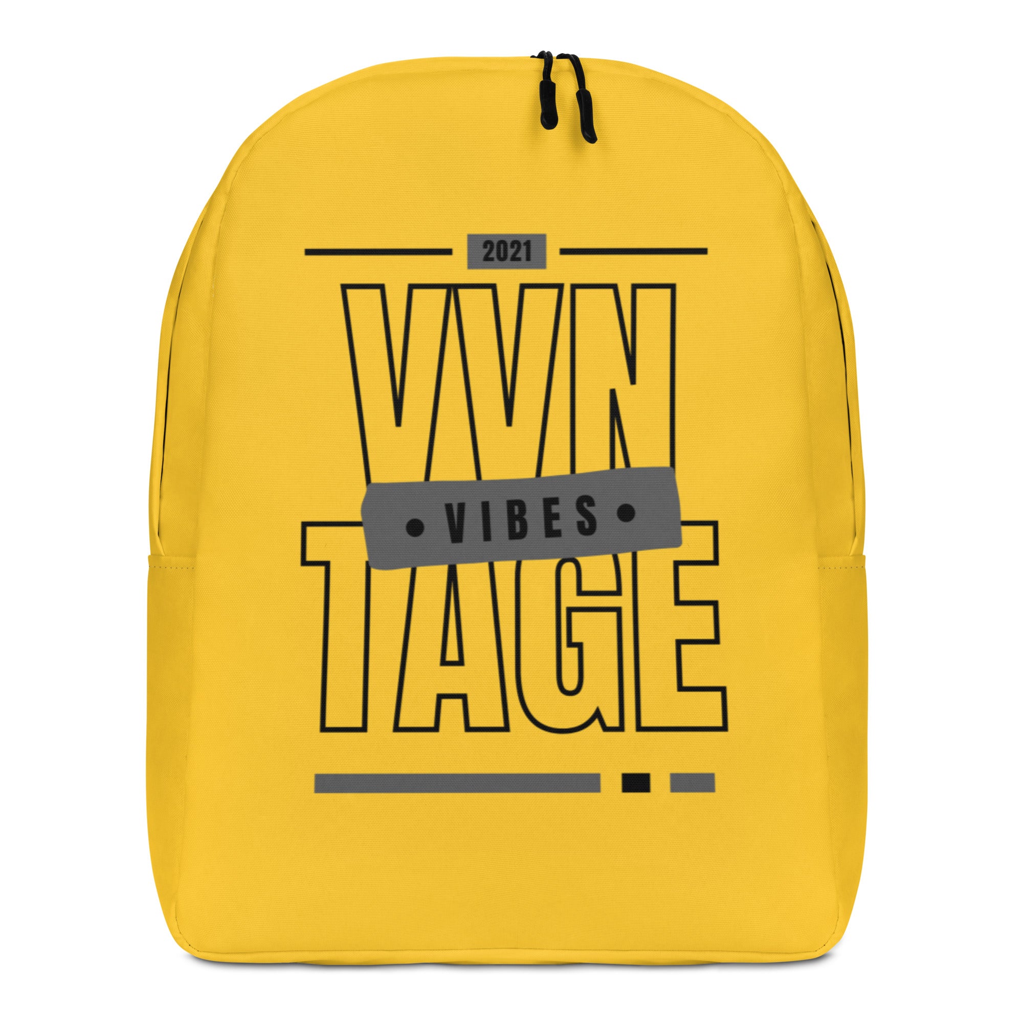 VVNTAGE Vibes Minimalist Backpack - Yellow - VVNTAGE AVENUE